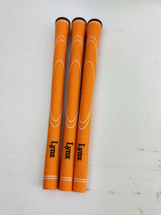 Lynx Golf Grips (3) Mens Standard /Orange/Black /New /220720