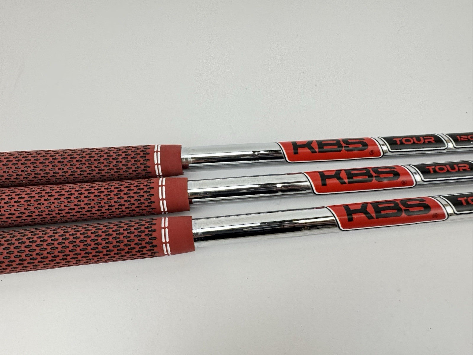 KBS Tour 120 Wedge Shaft Set (3) Stiff Flex Steel 0.355 Tapered /344661