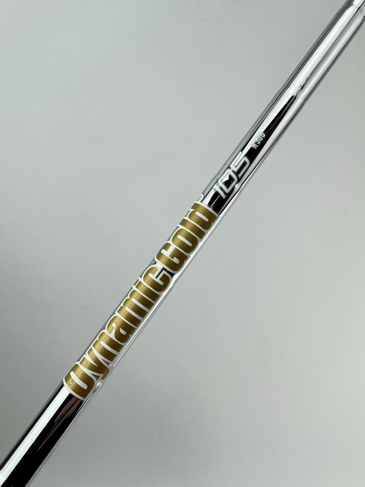 Dynamic Gold 105 Iron Shaft R300 Regular Flex Steel 35.5” /0.355 Tapered /306970