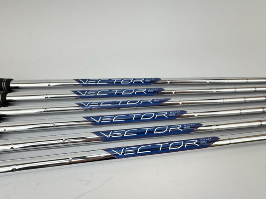 True Temper Vector Iron Shaft Set (6) 80G Regular Steel 0.370 Parallel /351540