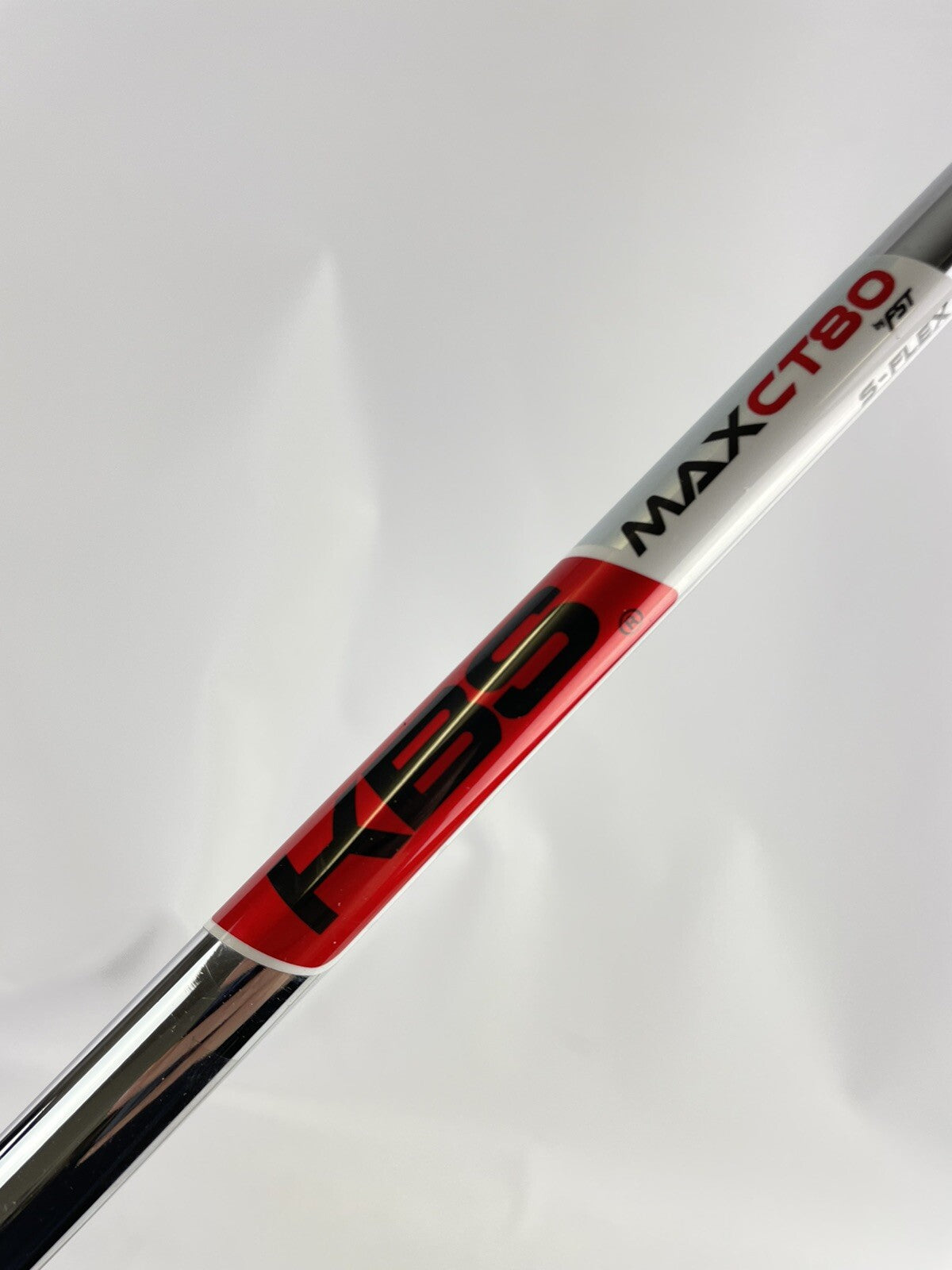 KBS Max Iron Shaft CT80 Stiff Flex Steel 35” /0.370 Parallel /83271