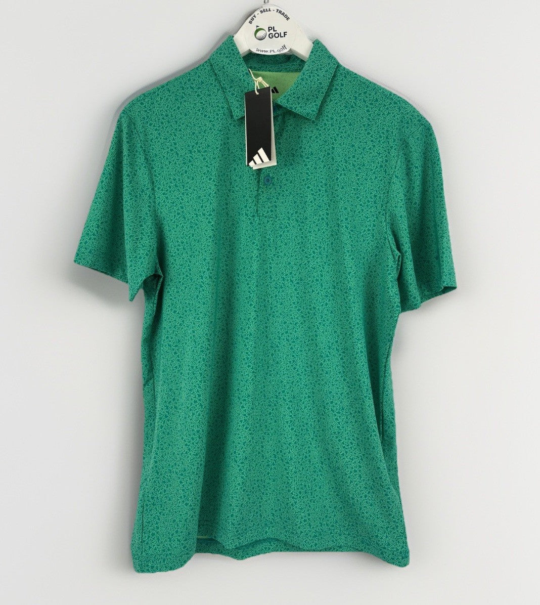 Adidas Men’s Ultimate365 Mini Bunker Golf Polo Size Large Green/327870