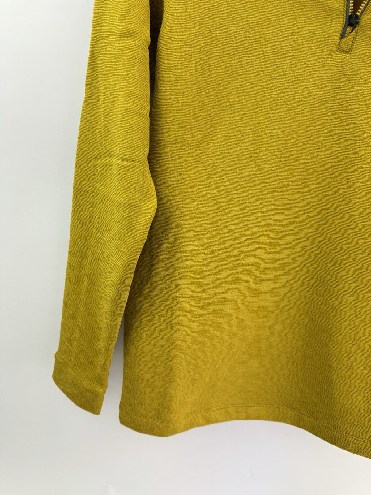 Ping Golf Mens Pullover Bexton Fleece 1/2 Zip /Yellow /UK Small /New /278641