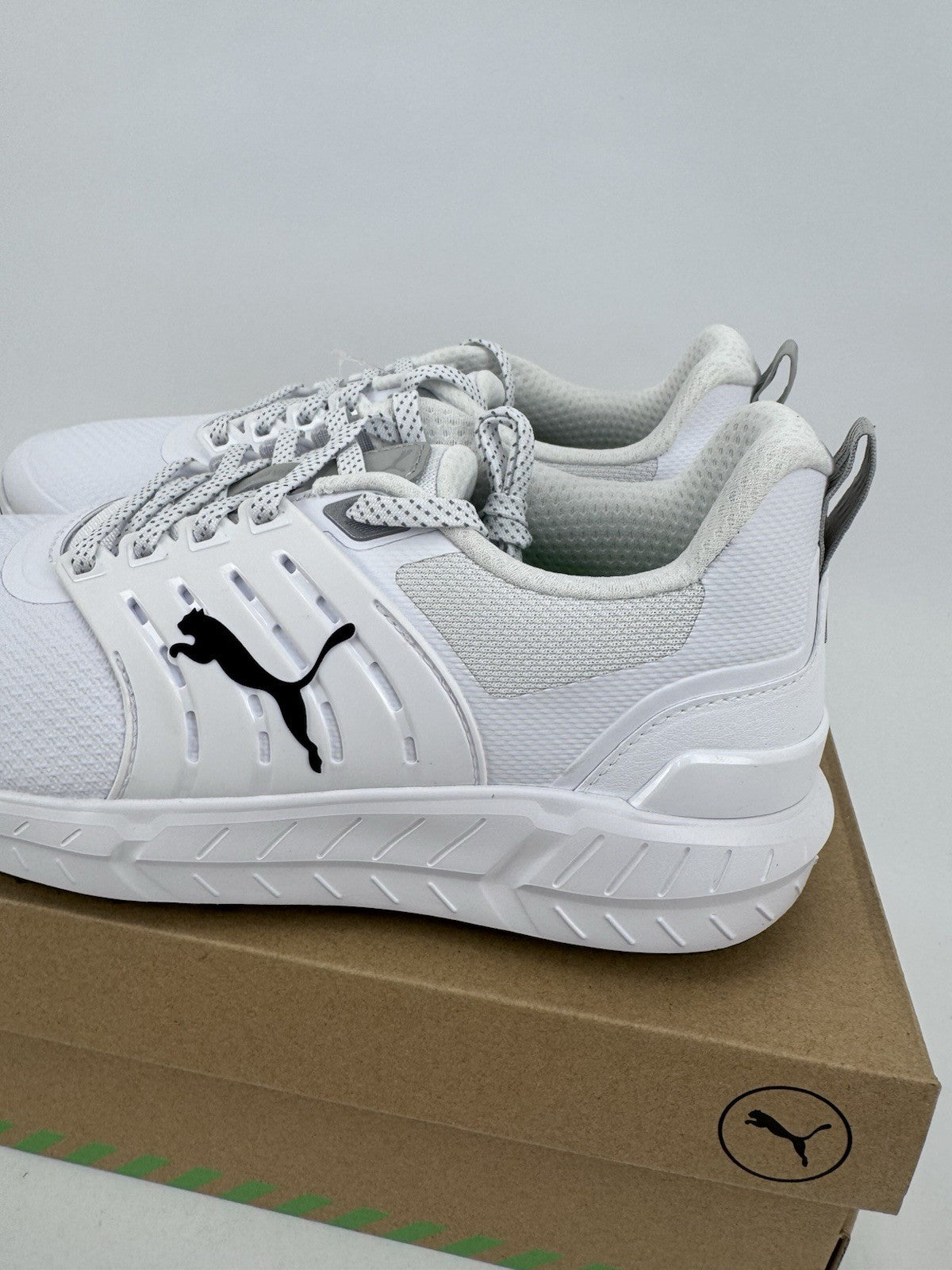 Puma Ignite Elevate 2 Tour Men's Golf Shoes Size UK 7.5 White Waterproof/319181