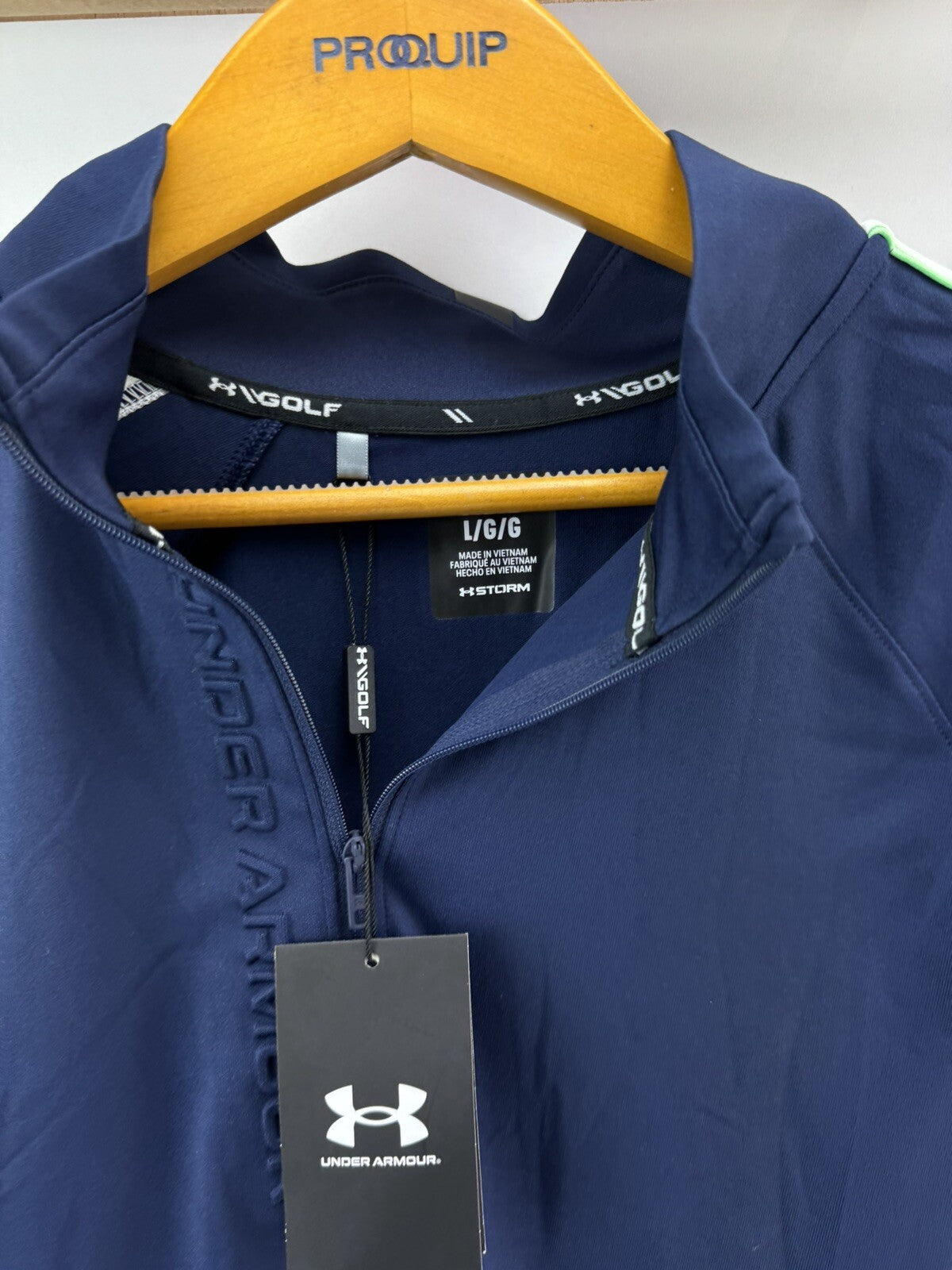 Under Armour Storm Pullover 1/4 Zip Mens UK Large /Navy /New /207184