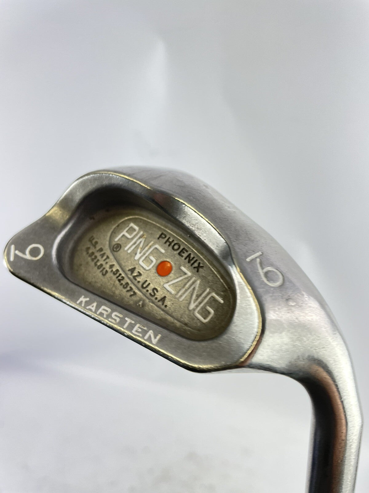 Ping Zing 9 Iron Orange Dot Stiff Flex Graphite /Right Handed /New Grip /55603