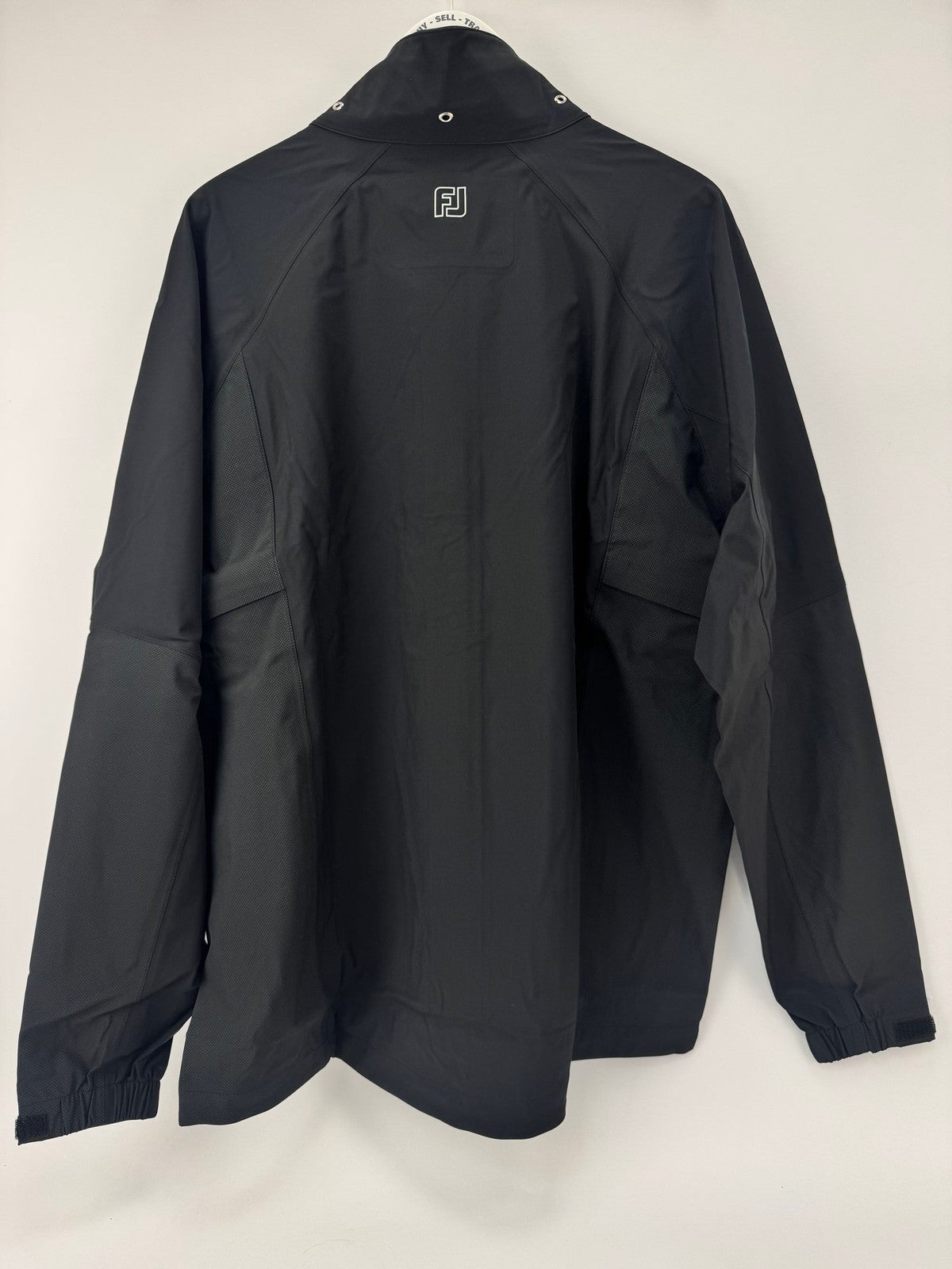 FootJoy Hydro Tour Jacket Mens XL Black Lightweight Waterproof Golf Gear/337616
