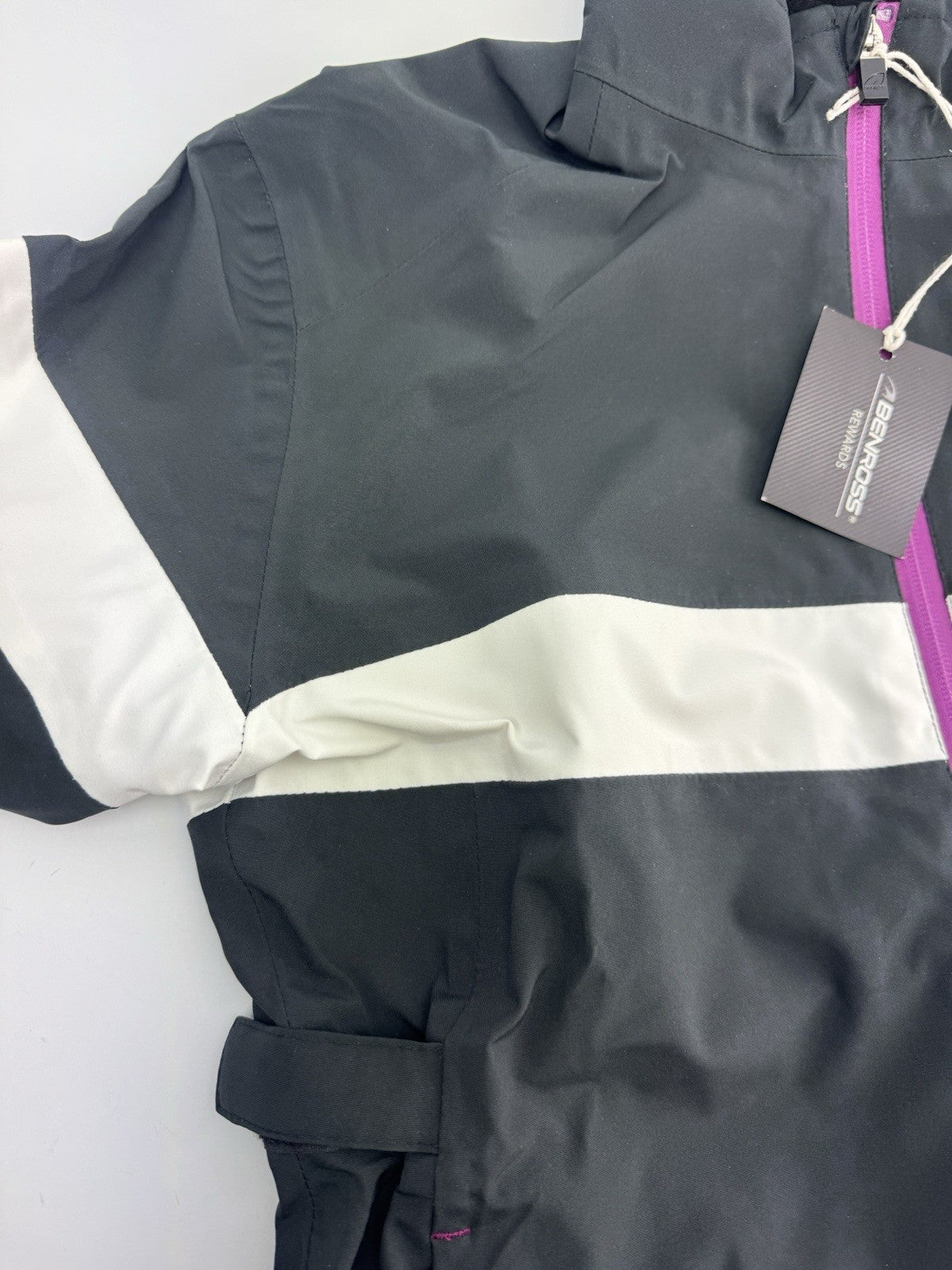 Ladies Benross Pearl Hydro Pro Black Rain Jacket UK Size 10/ Brand New/ 3092710