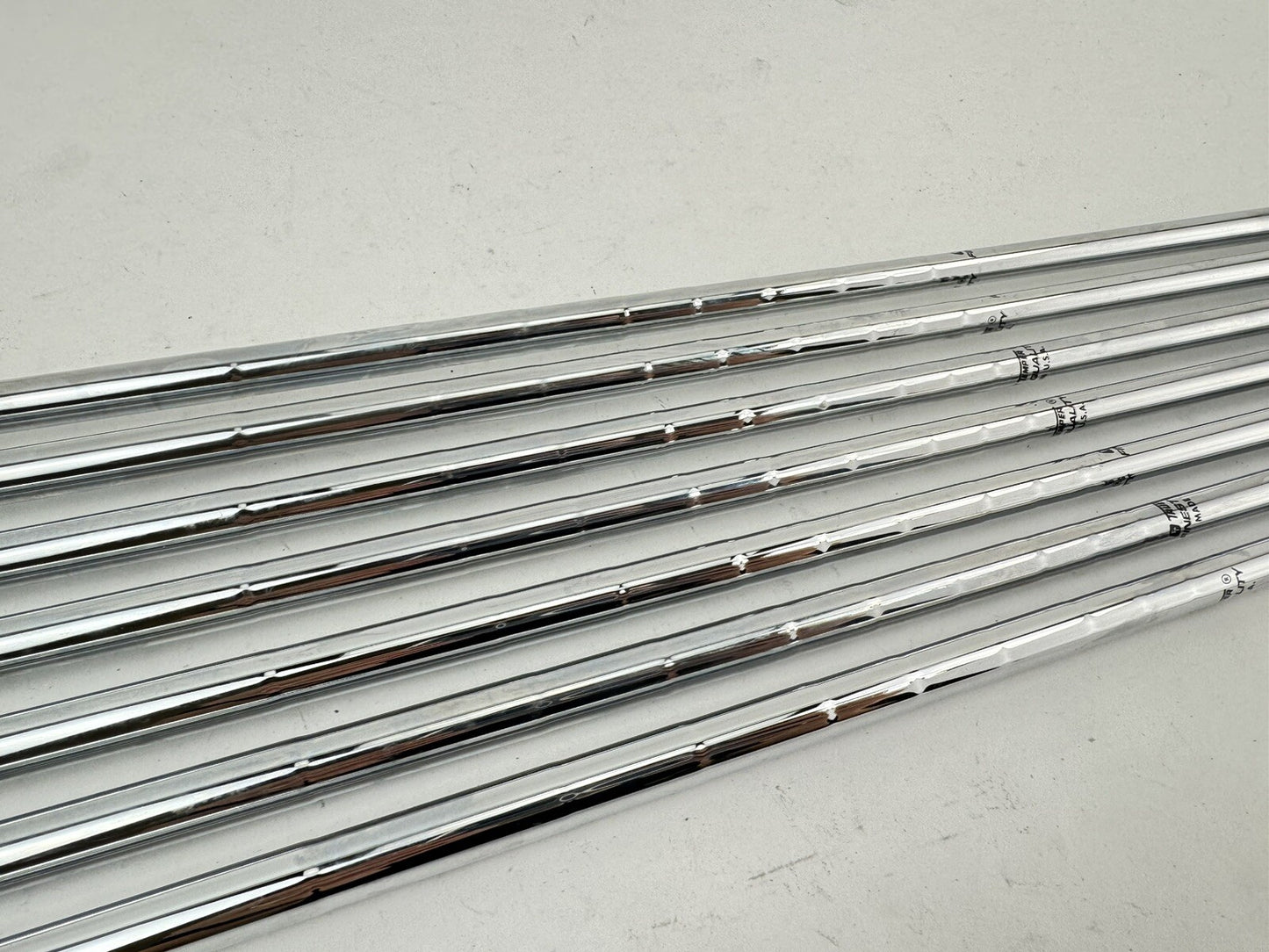 Senior Iron Shaft Set True Temper Steel (7) 0.370 Parallel /New /Grips /316754