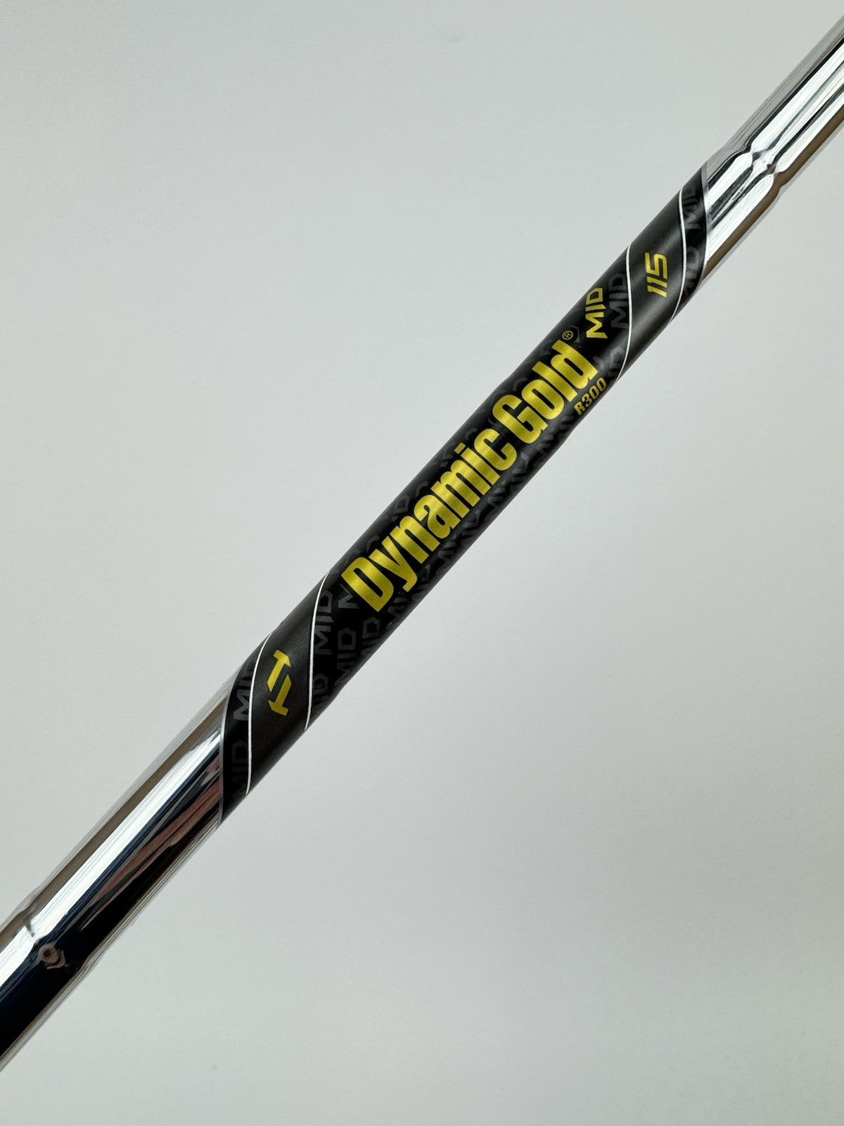 Dynamic Gold 115 Iron Shaft Mid R300 Regular Flex Steel 35.75” /0.355 /327610