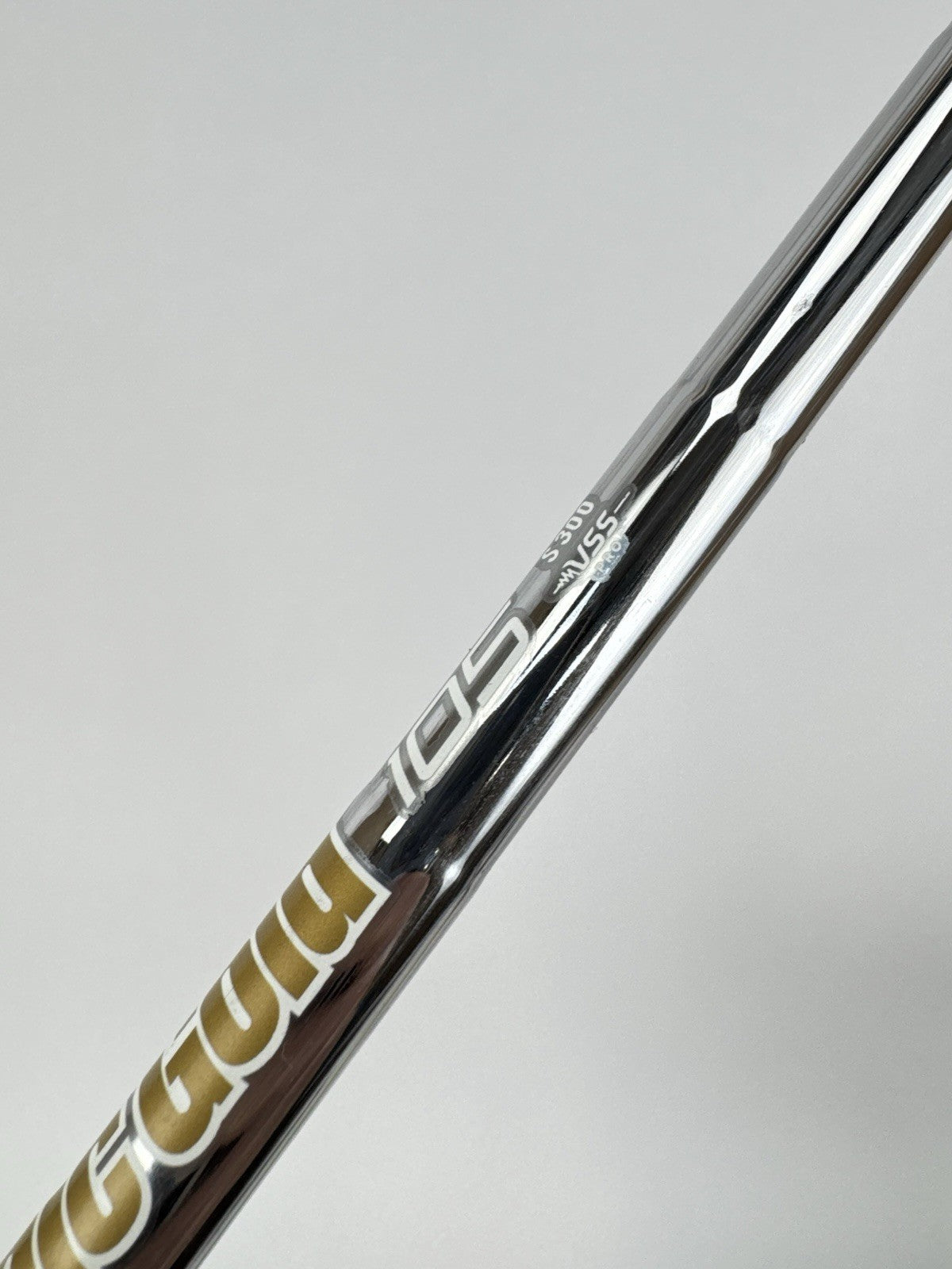 Dynamic Gold 105 Iron Shaft S300 Stiff Flex Steel 35.75” /0.355 Tapered /328306