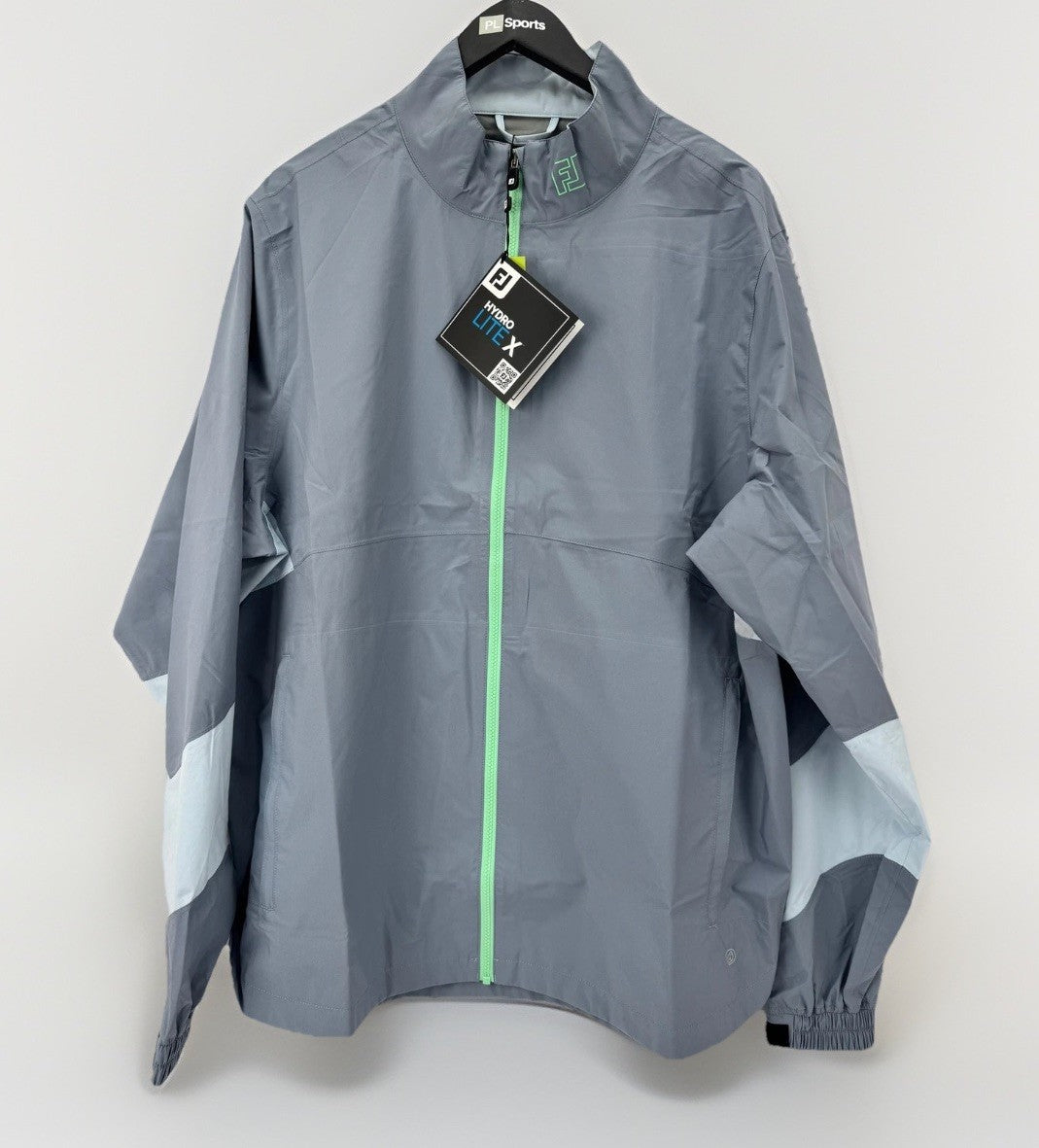 FootJoy HydroLite X Jacket Men's XL Flint Niagara Waterproof Lightweight/337710