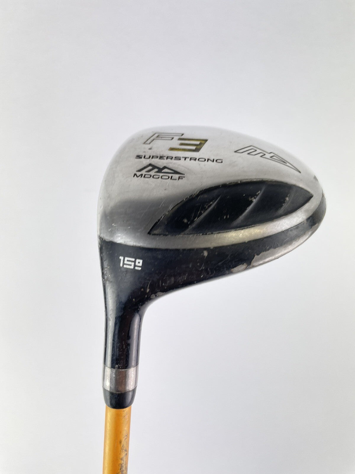MD Golf 3 Wood 15* Superstrong UST Proforce Stiff Graphite /Left /New Grip/129701