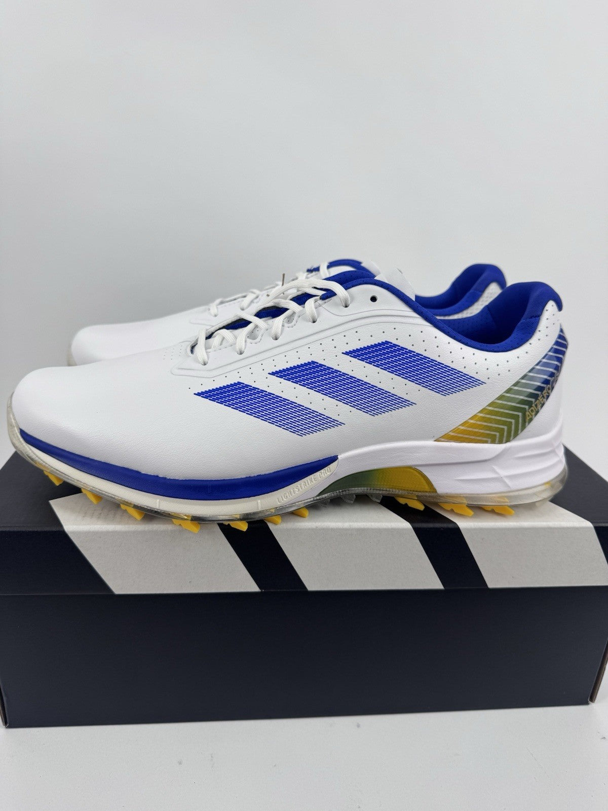 Adidas Adizero ZG Golf Shoes Mens Size UK 10 White Lightweight Comfort/314370