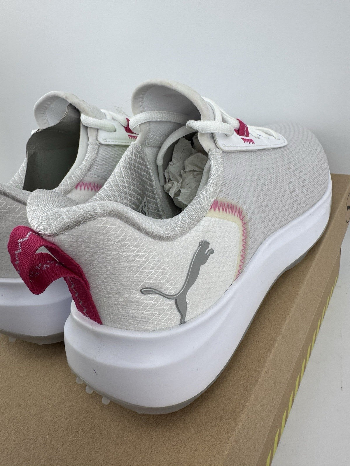 Puma Fusion Crush Sport Women's Trainers Size UK 7 White Rose Breathable/321164