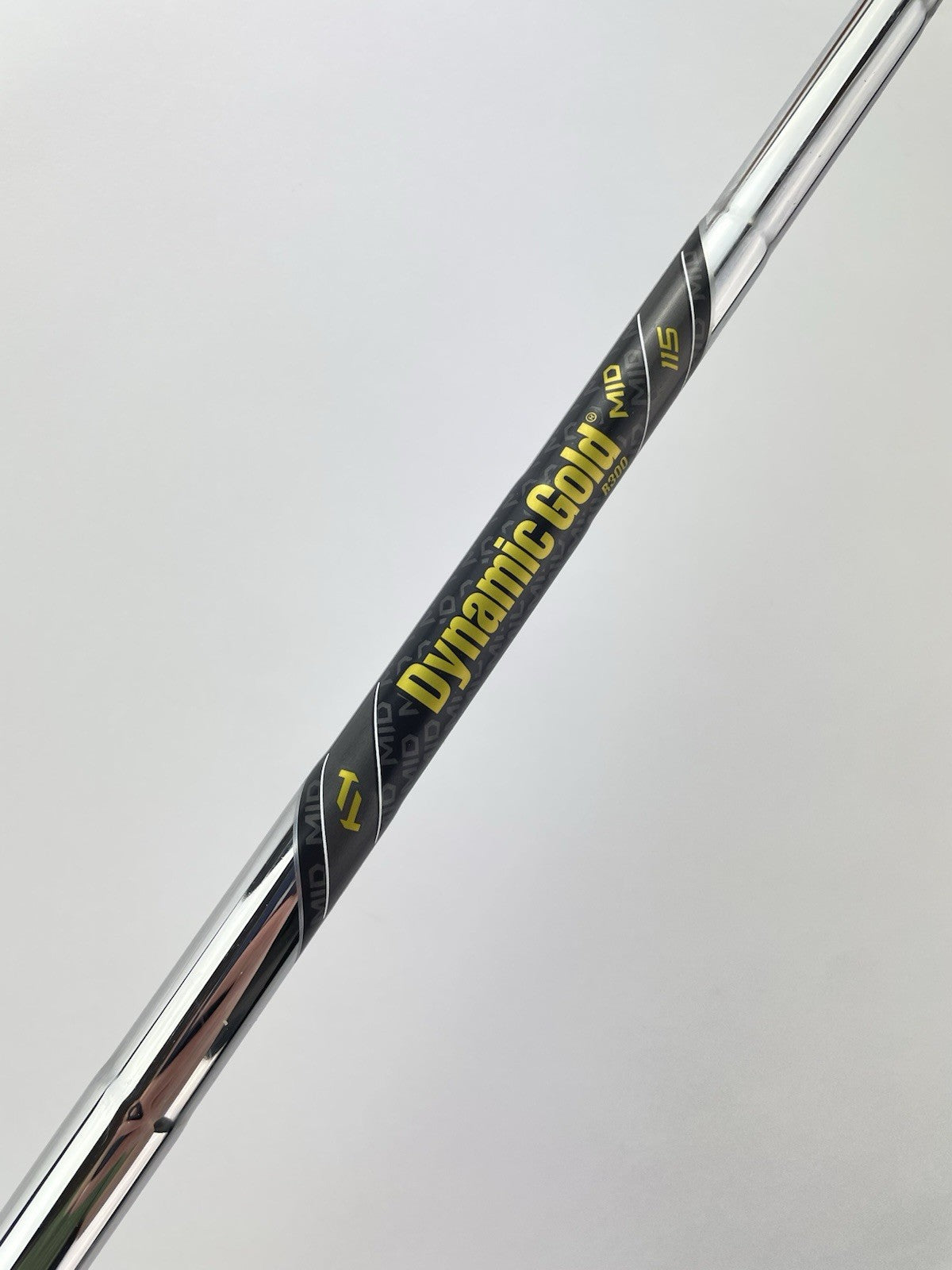 Dynamic Gold Mid Iron Shaft 115 Regular Flex Steel 35.25 /0.355 Tapered /297200