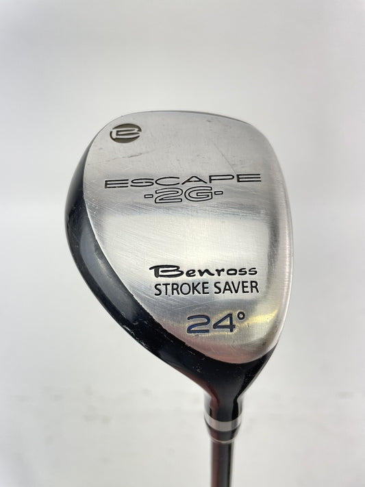 Benross Golf Hybrid 24* Stroke Saver Regular Graphite /Right /New Grip /201200