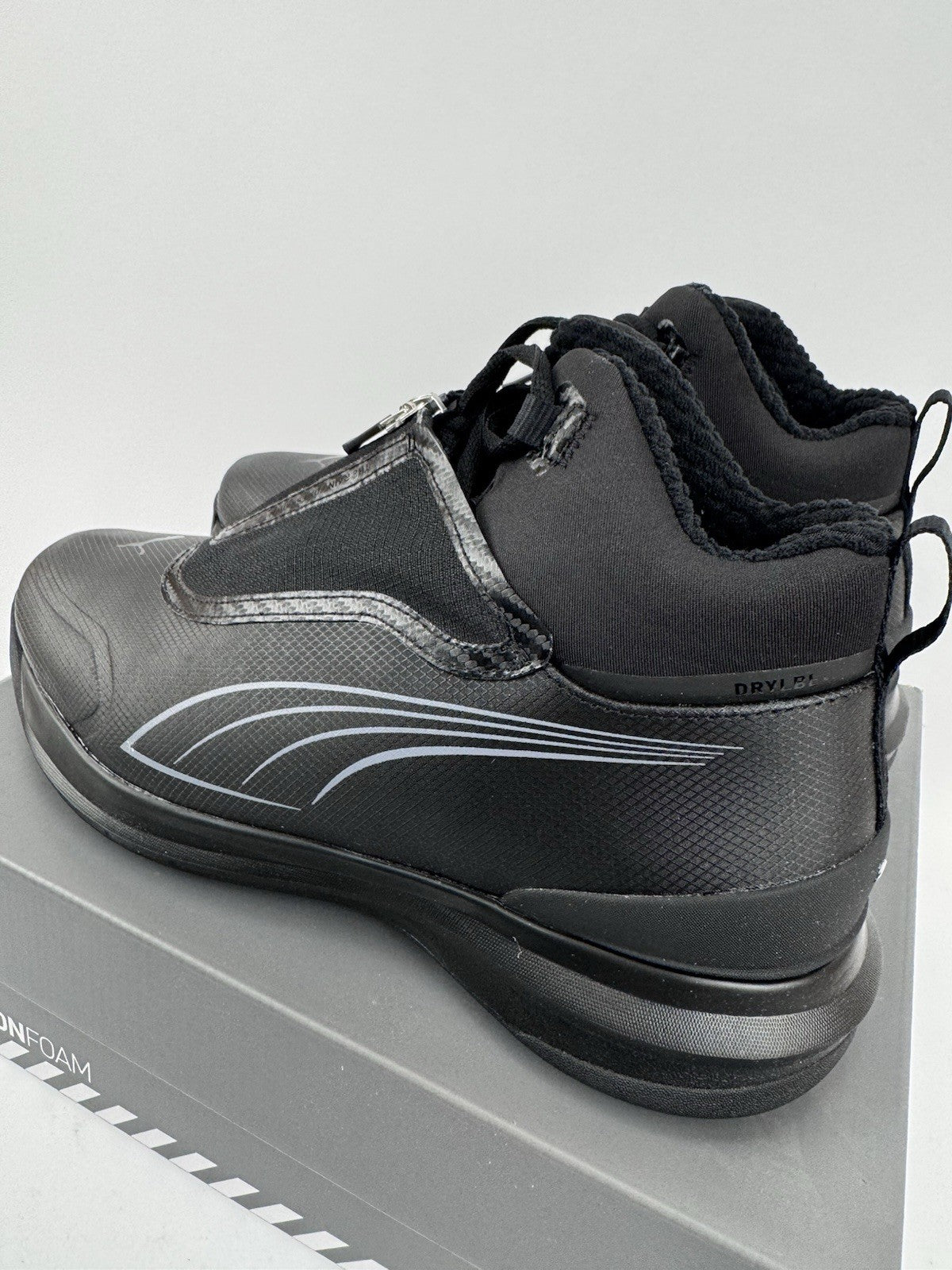 Puma DRYLBL Boot Mens Golf Shoes Size UK 7.5 Black Dark Grey Waterproof/320743