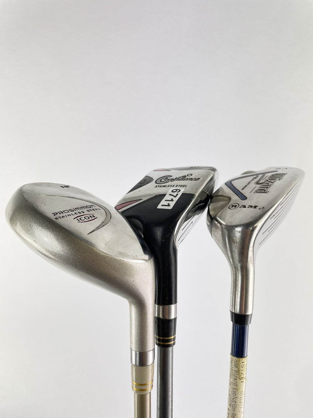Golf Ladies Hybrid Set 18,21&24* Ladies Graphite /Right /New Grips /67110