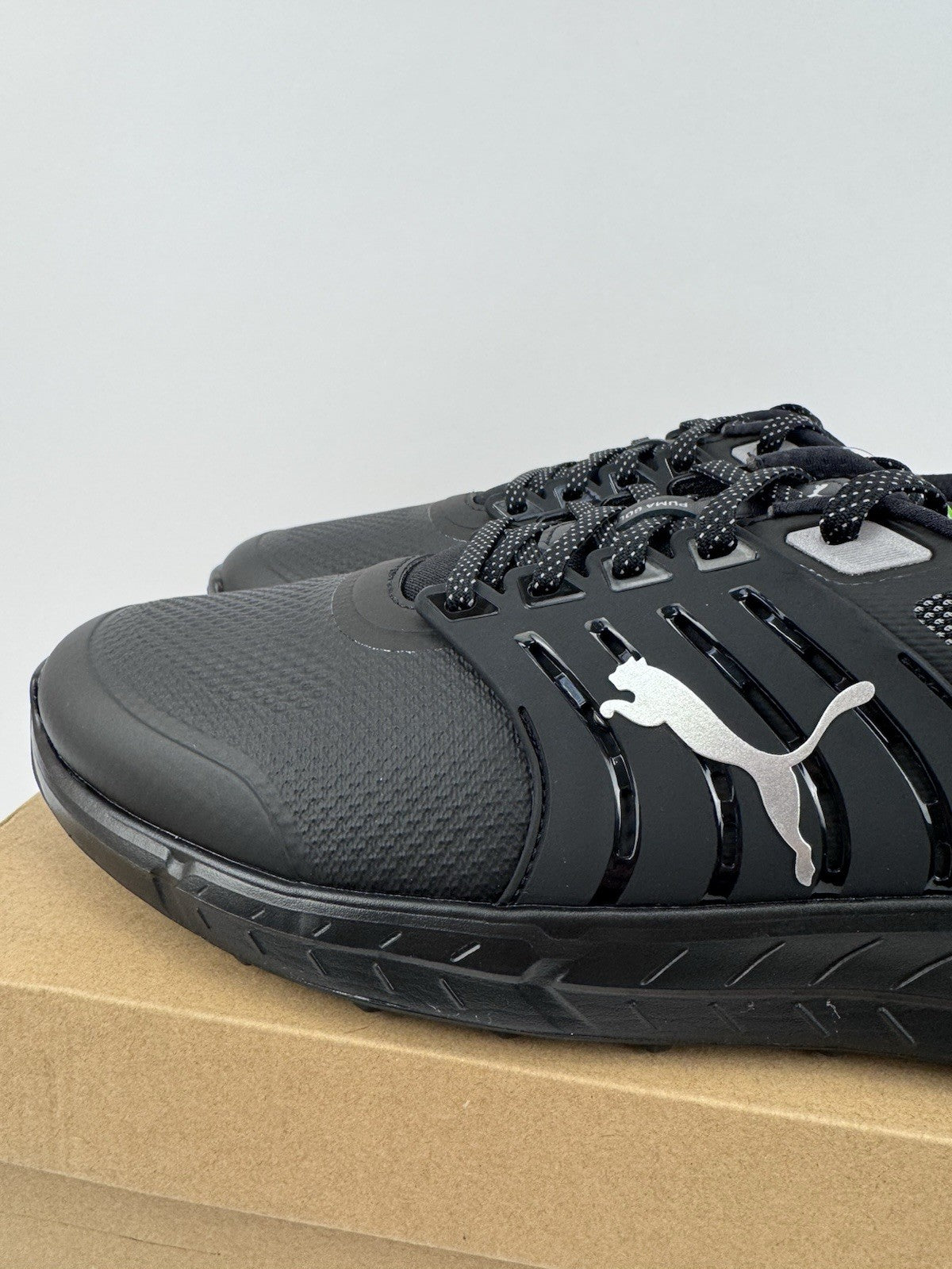 Puma Ignite Elevate 2 Tour Men's Golf Shoes Size UK 7.5 Black Waterproof/323142