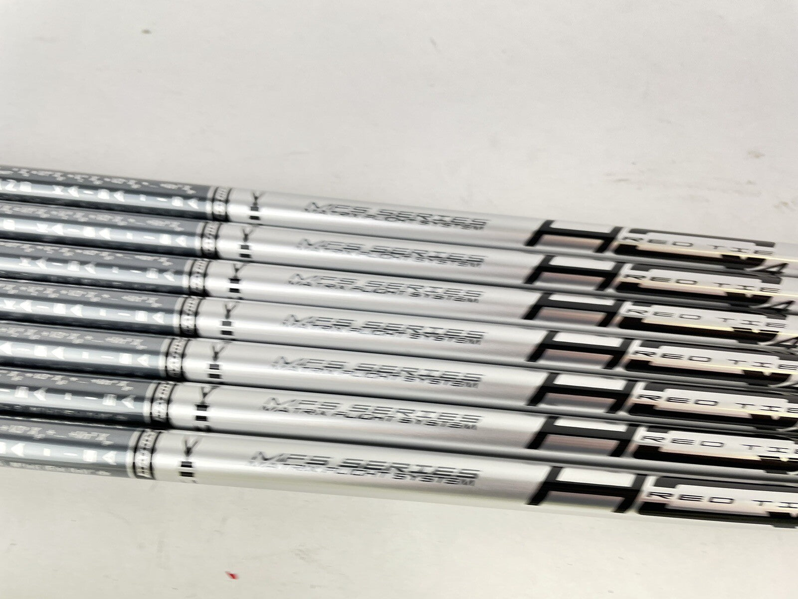 Matrix Iron Shaft Set (7) Red Tie 75 X Flex Graphite 42” /0.370 /New Uncut2