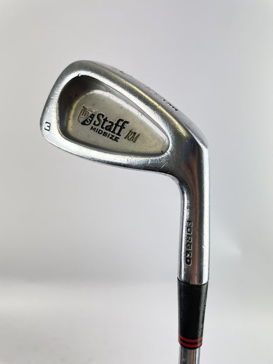 Wilson Staff RM Midsize Forged 3 Iron X Flex Steel /Right /New Grip /27460
