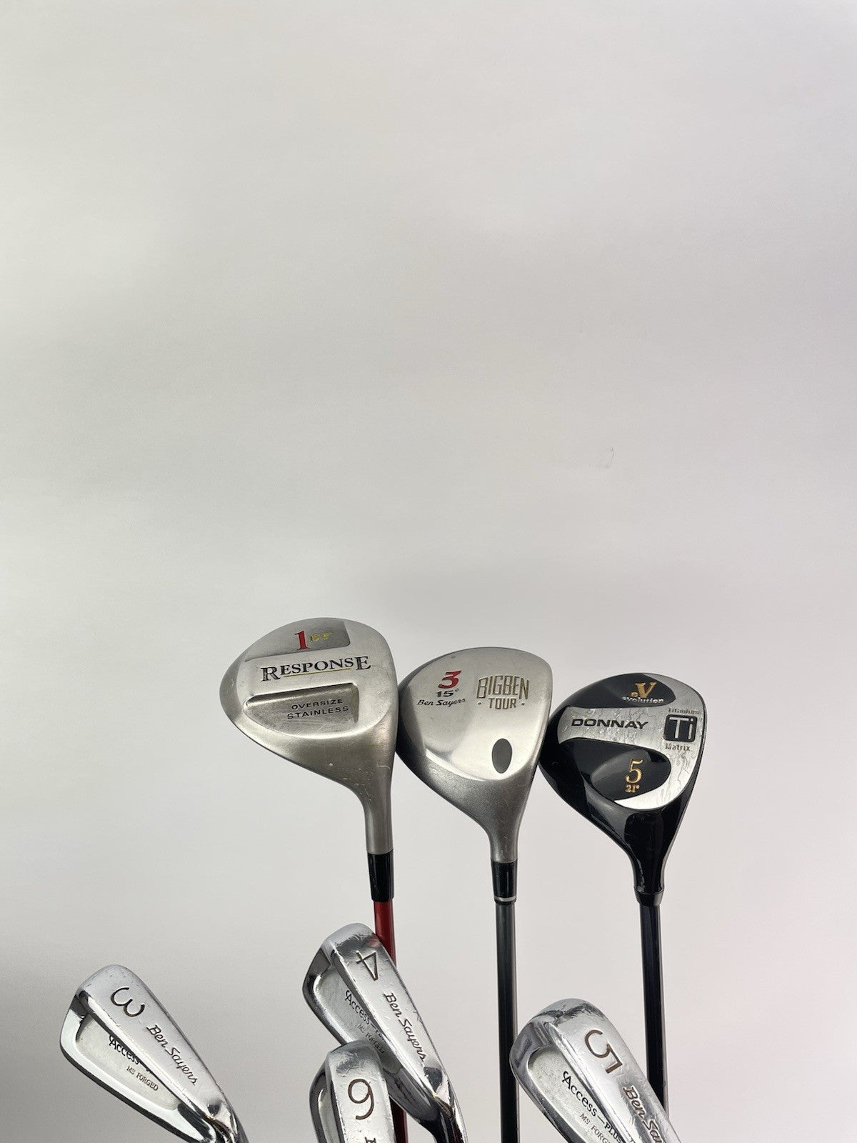 Mens Golf Package Set 13 Clubs Regular Flex /Right /New Grips /Cart Bag /283081
