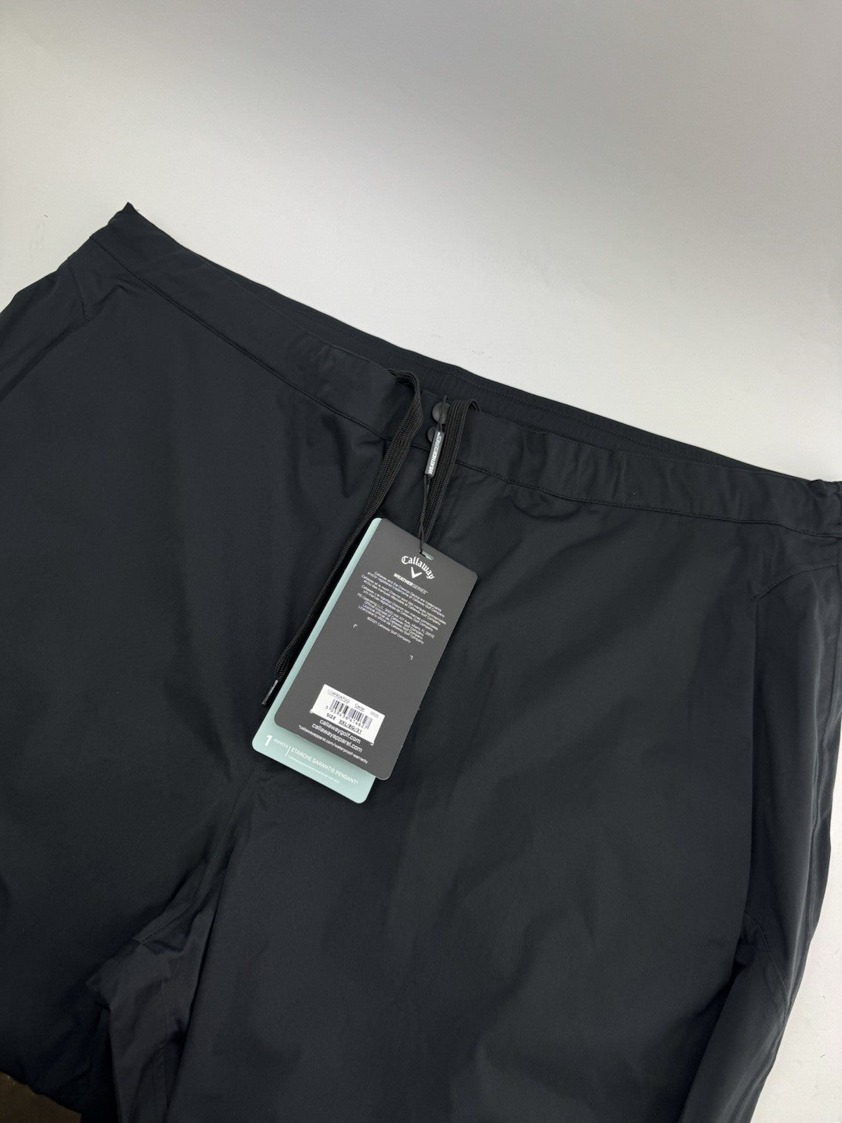 Callaway Stormlite Waterproof Trousers Mens /Size XXL 31 Leg /Black /New /242266