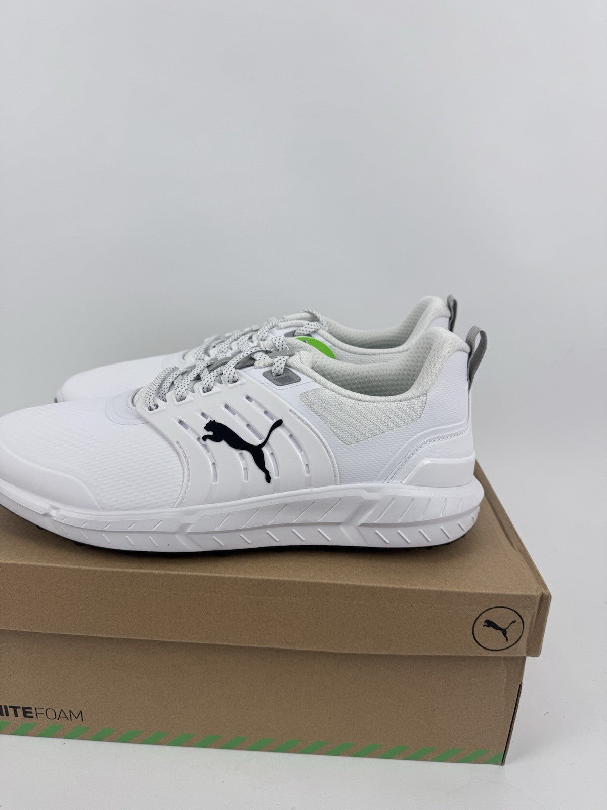 Puma Ignite Elevate 2 Tour Men's Golf Shoes Size UK 10 White Waterproof/319121