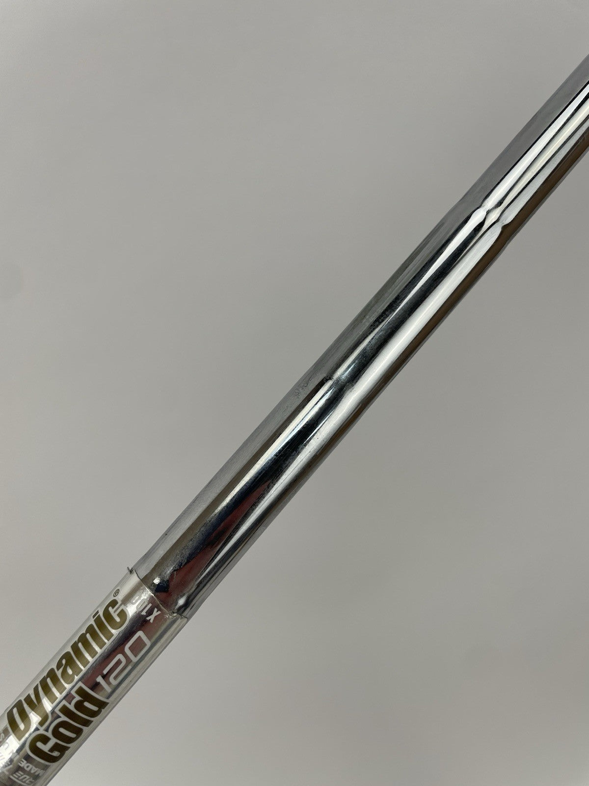Dynamic Gold 120 Iron Shaft X100 Flex Steel (Extra Stiff) 35.25” /0.355 /343321