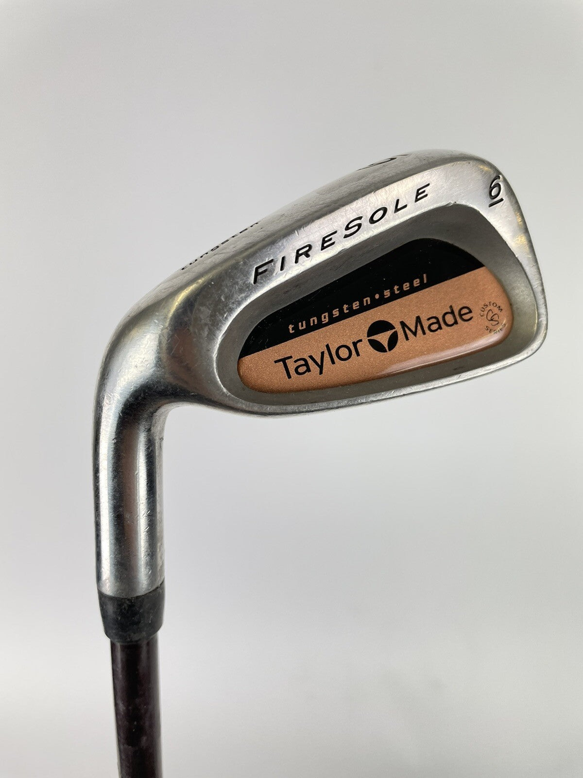 Taylormade Firesole Tungsten 6 Iron Bubble Stiff /Left Handed /Great Grip /06810