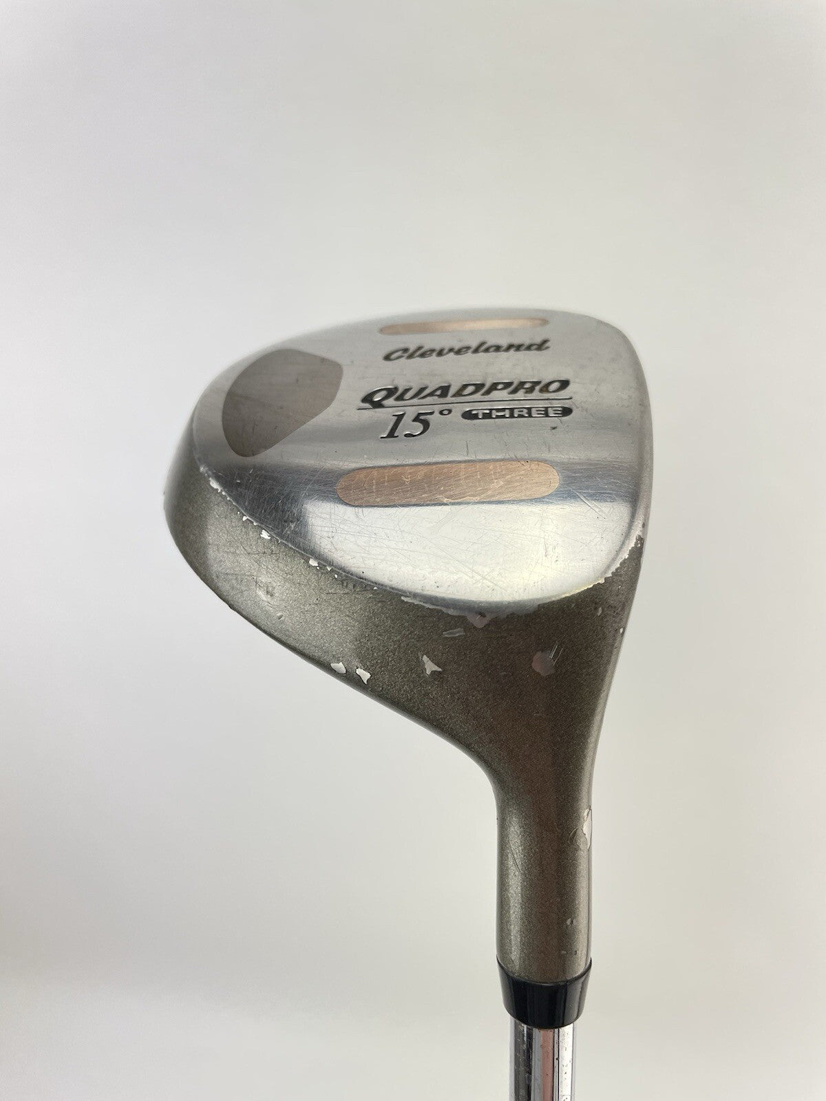 Cleveland QuadPro 3 Wood 15* Regular Flex Steel /Right Handed /New Grip /200911
