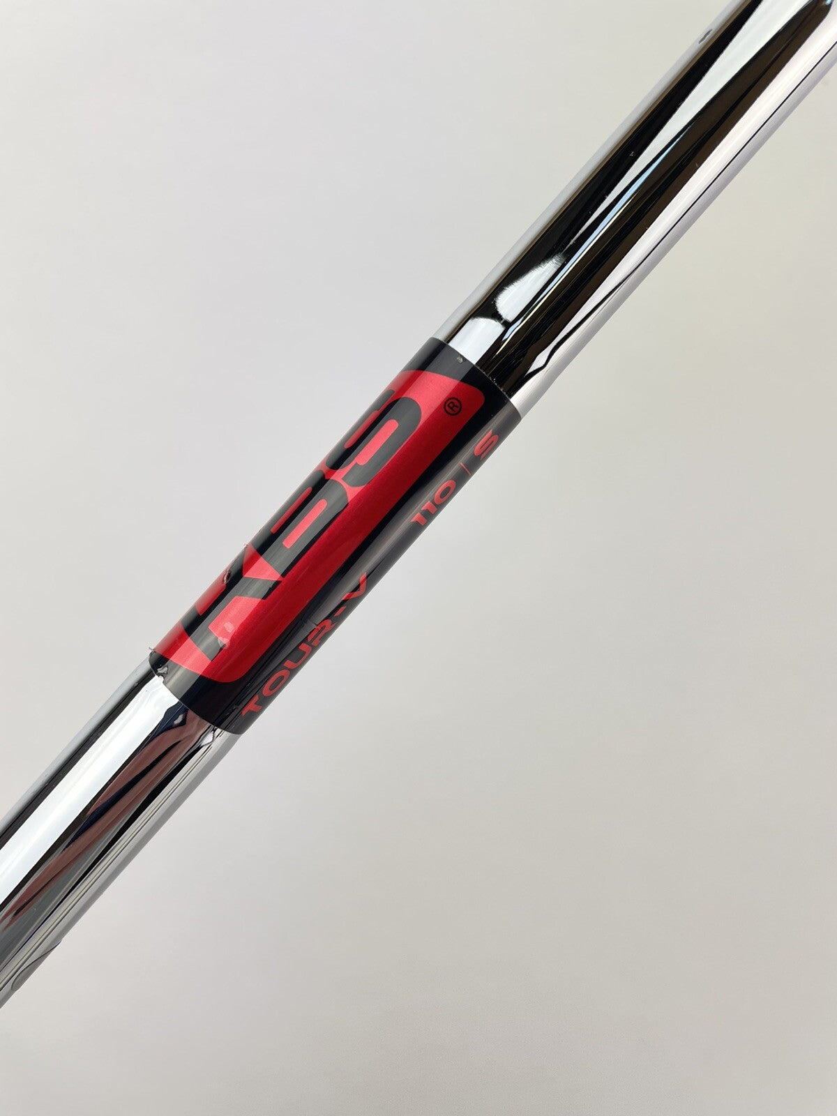 KBS Tour-V Iron Shaft 110 Stiff Flex Steel 35.5” /0.370 Parallel /205923
