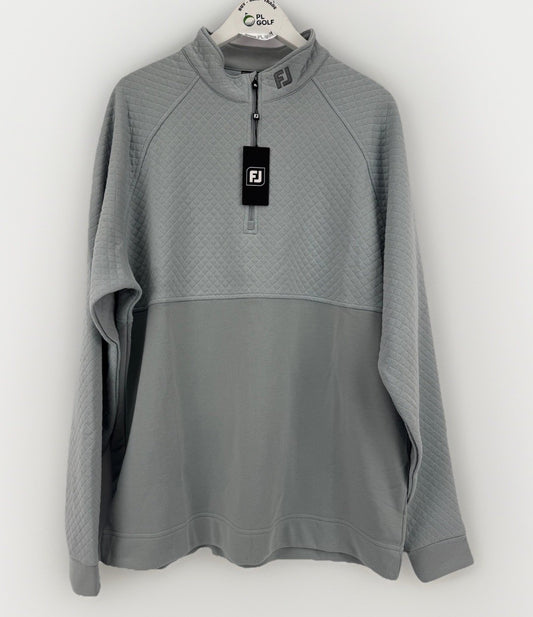FootJoy Jacquard Thermal Chill-Out 1/4 Zip Golf Pullover Size 2XL/330120