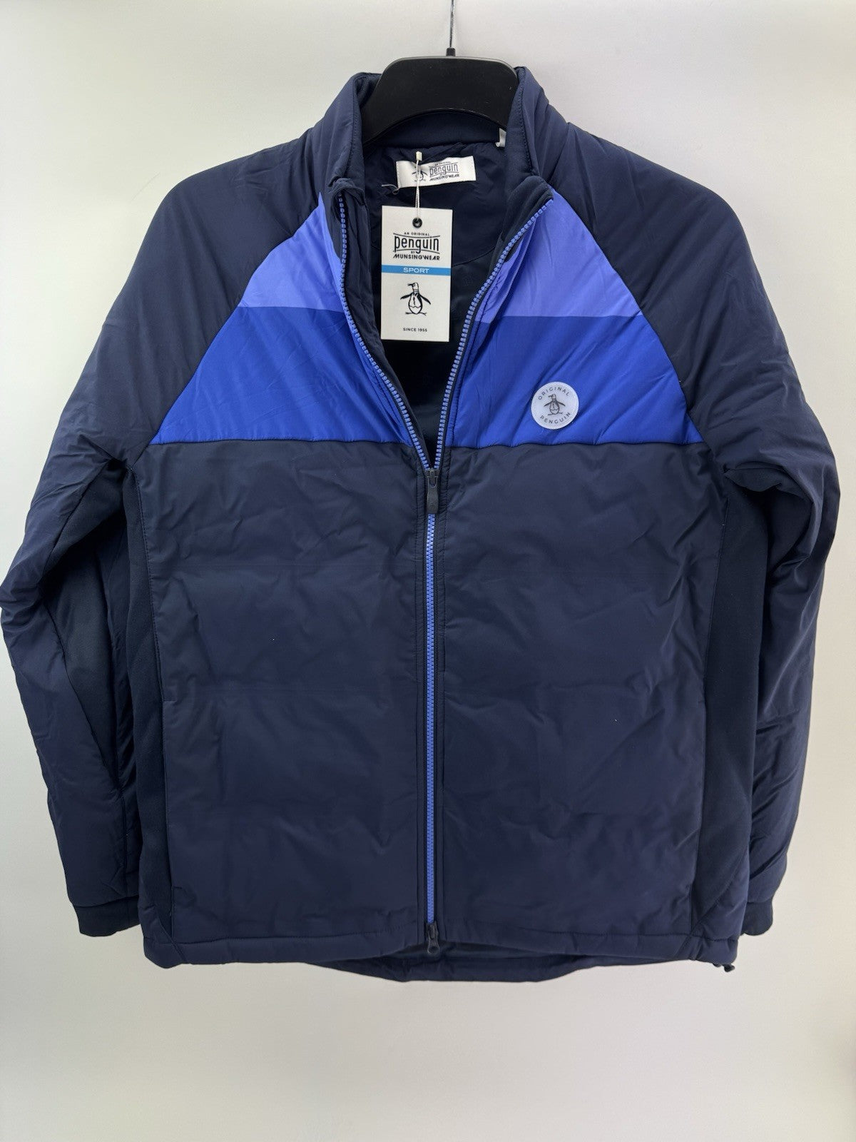 Penguin Golf Insulated Jacket Mixed Media Colour Blocked UK Medium /New /240287
