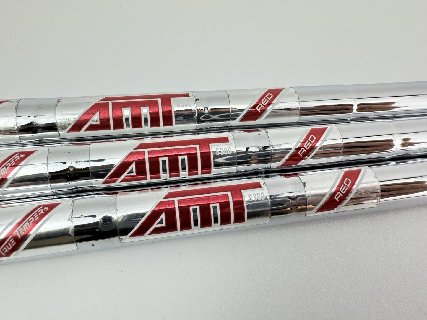 AMT Red Wedge Shaft Set (3) S300 Stiff Flex Steel 0.355 Tapered /267165