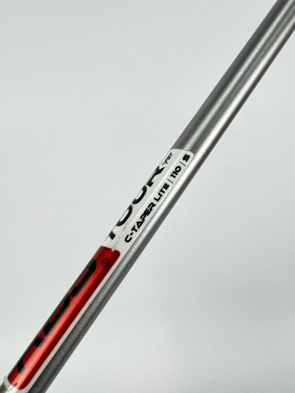 KBS Tour C-Taper Lite Iron Shaft 110 Stiff Flex Steel 35.5”/0.355 Tapered/318736