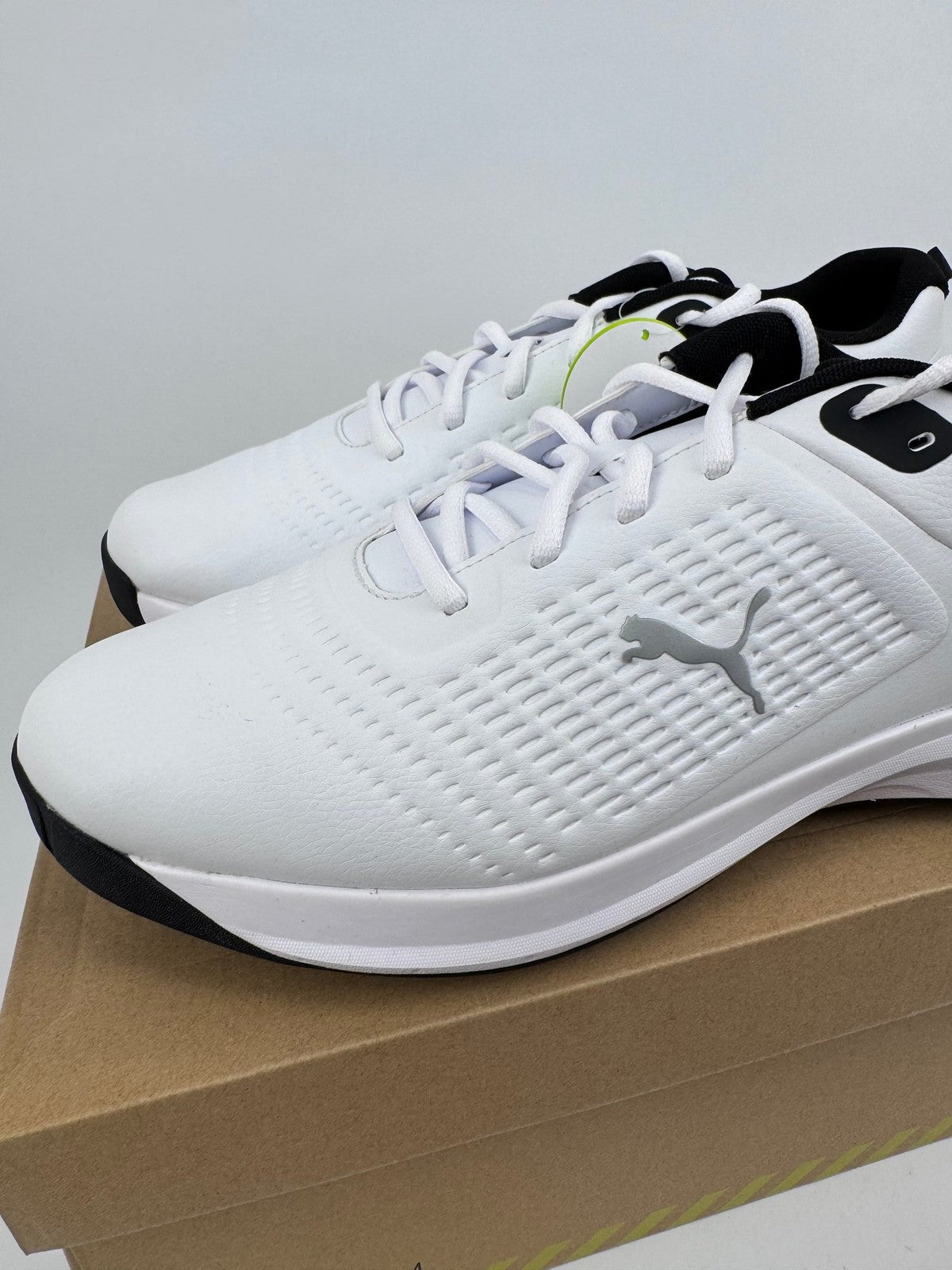 Puma Fusion Foam Fusion Plus Golf Shoes Mens 10.5 White Black Regular Fit/318642