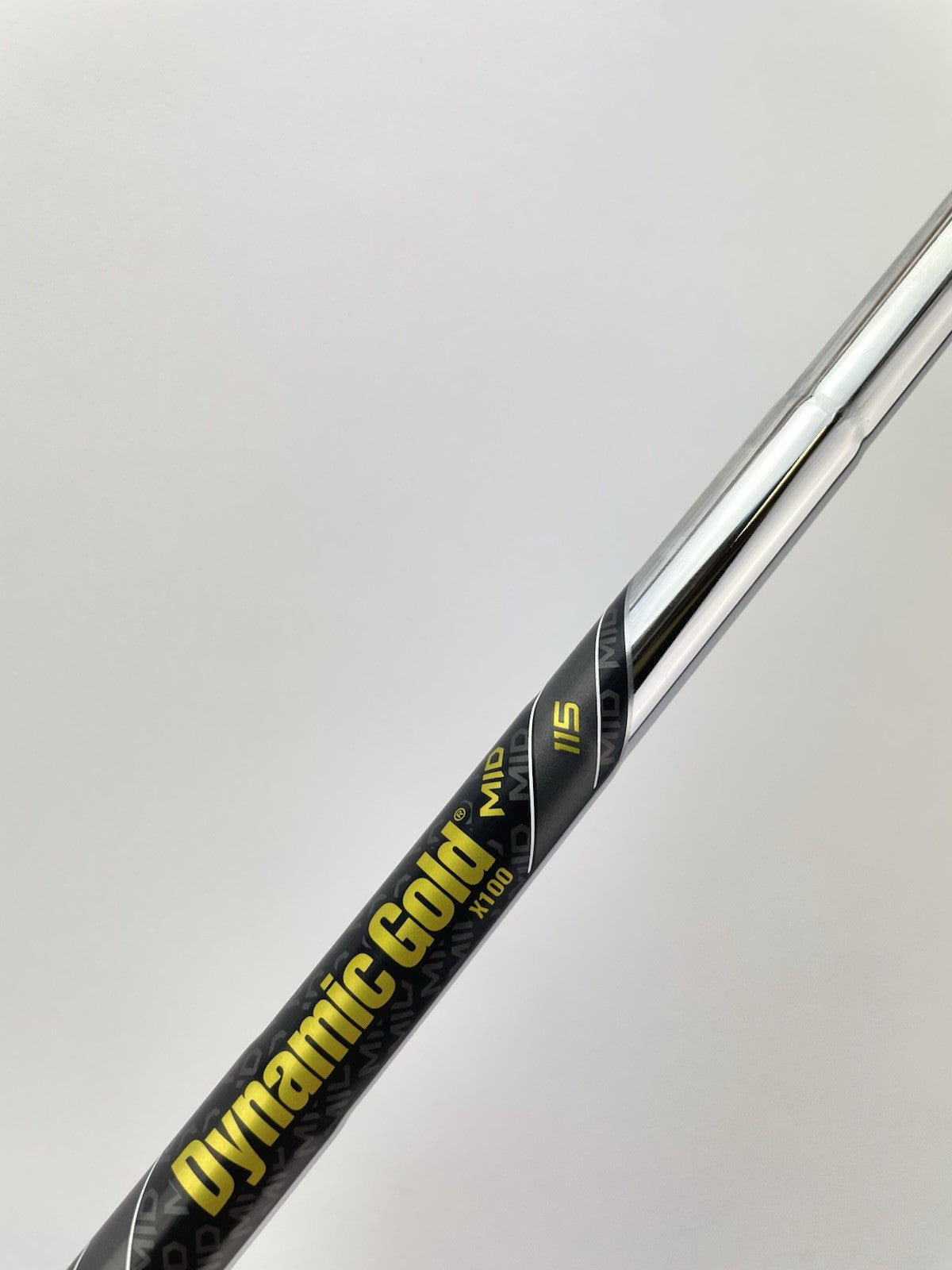Dynamic Gold Mid 115 Iron Shaft X100 X Flex Steel 35.25” /0.355 Tapered /296096