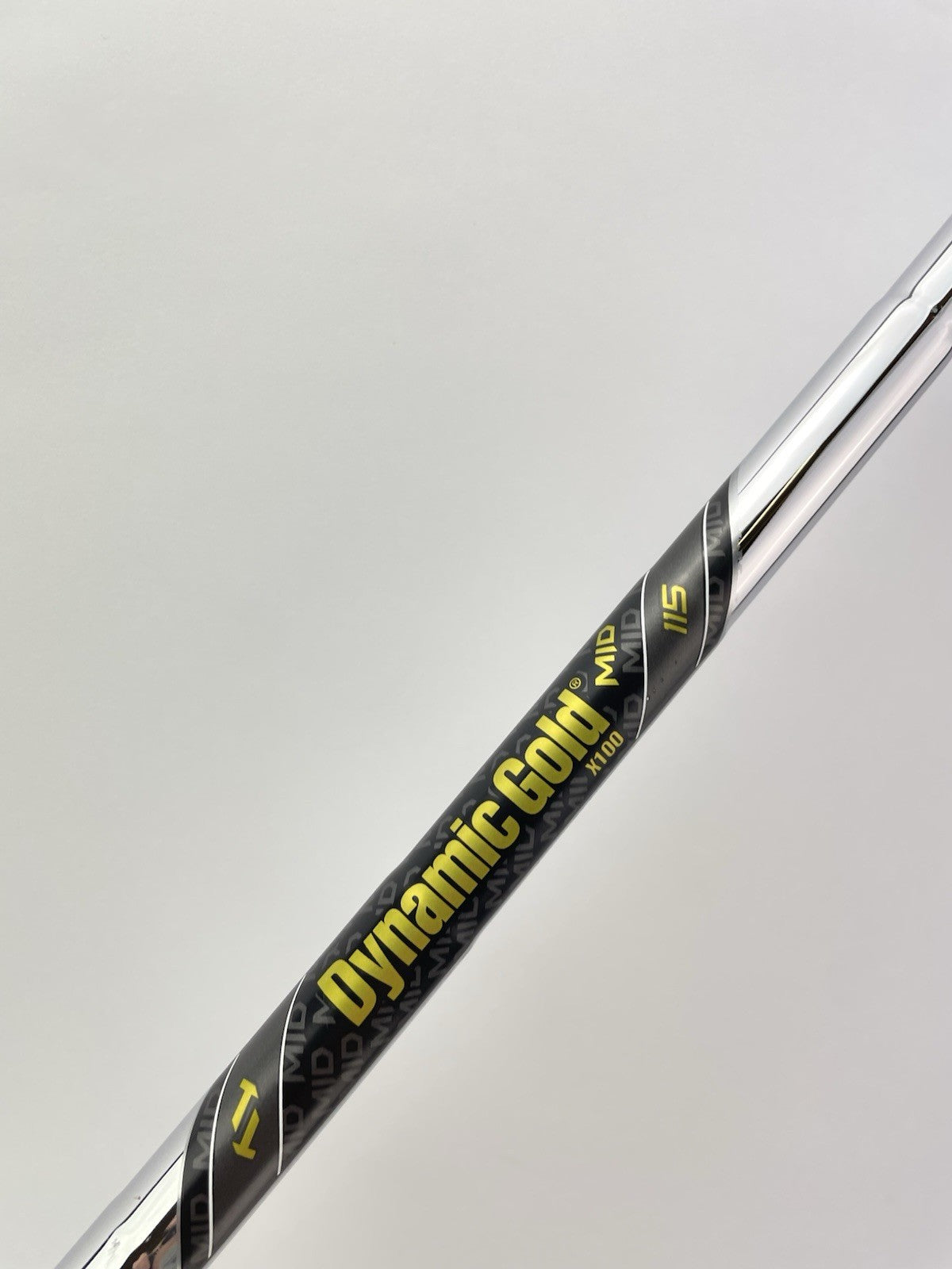 Dynamic Gold Mid 115 Iron Shaft X100 X Flex Steel 35.25” /0.355 Tapered /291613