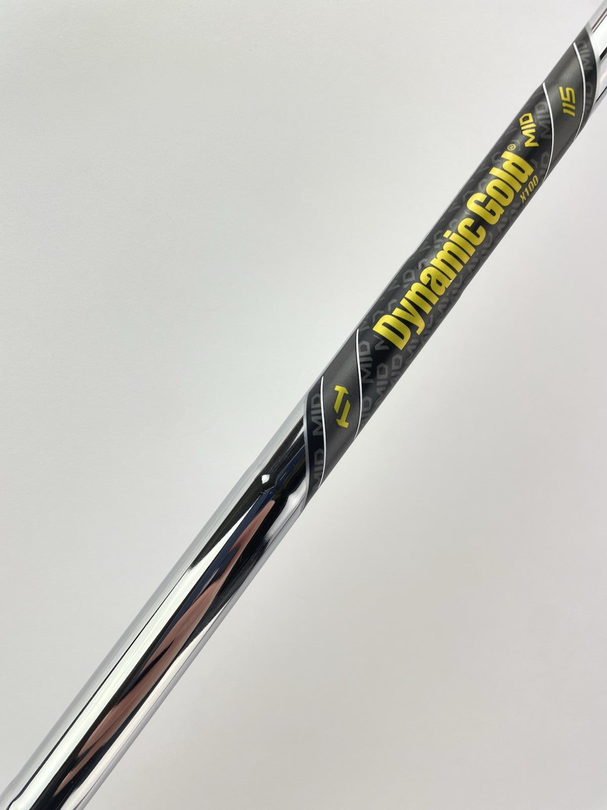 Dynamic Gold Mid 115 Iron Shaft X100 X Flex Steel 35.25” /0.355 Tapered /298931