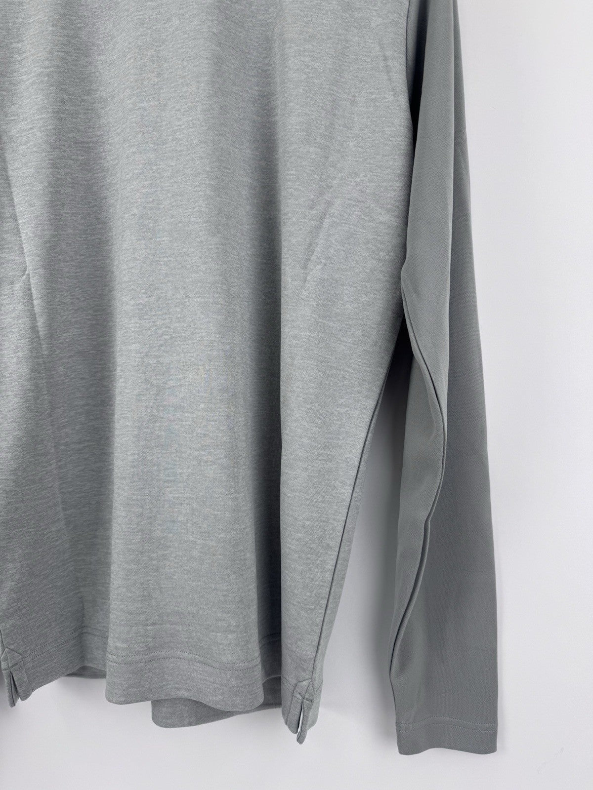 FootJoy Tonal Heather Chill-Out Pullover Mens Size Small Grey Long Sleeve/317139
