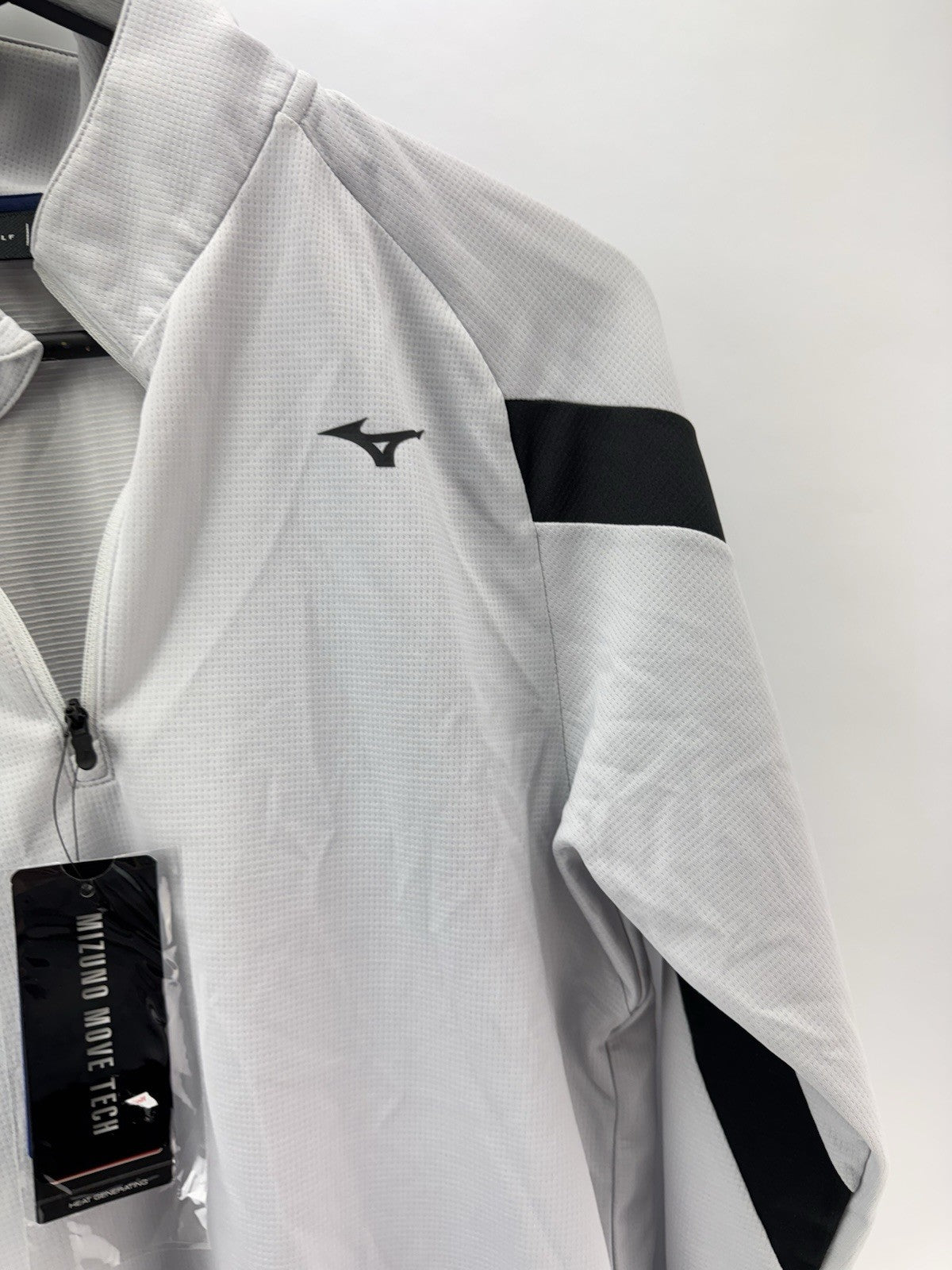 Mizuno Golf Pullover Breath Thermo Drop 1/4 Zip Black UK Small /New /286614