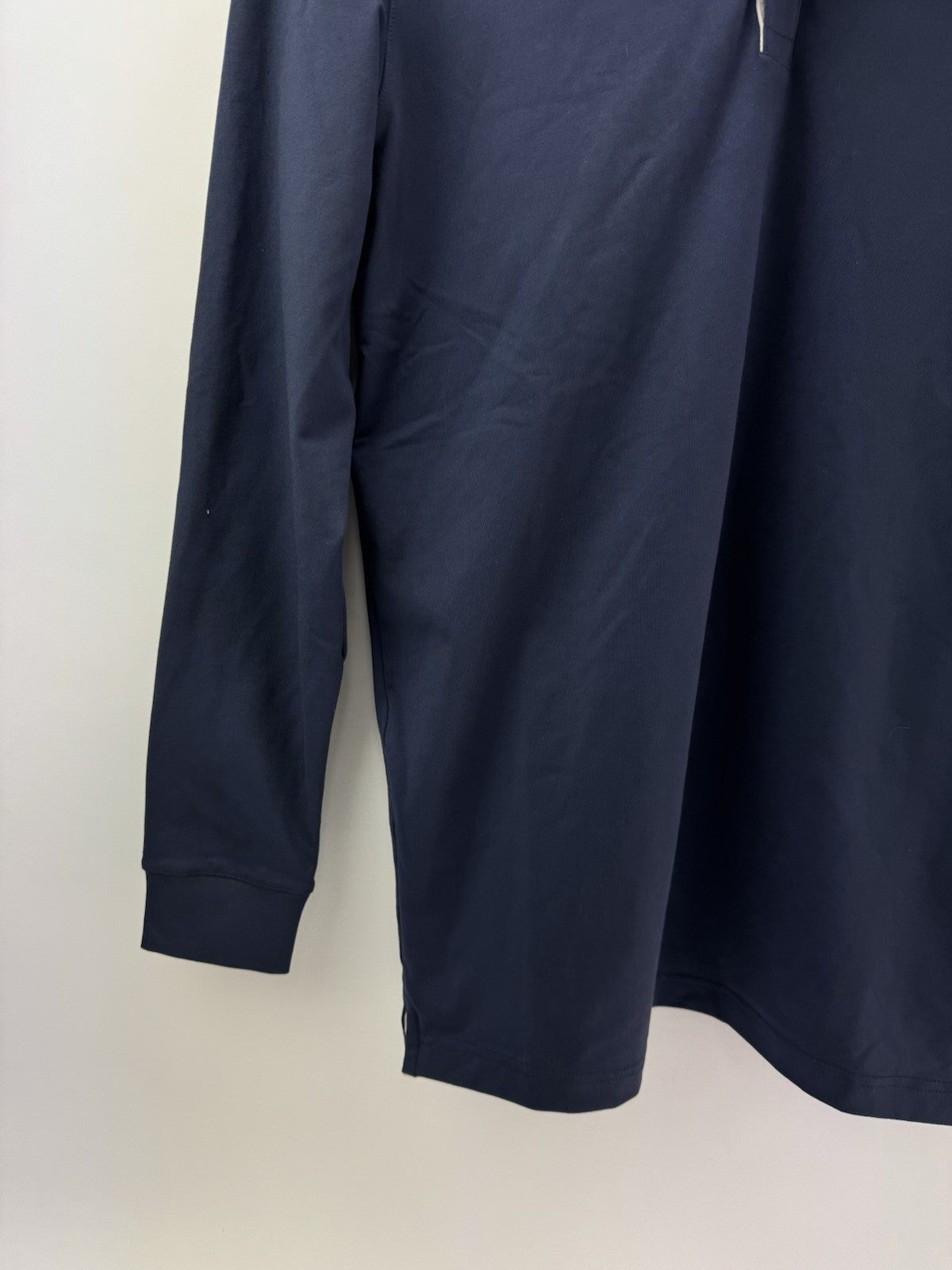 Puma Golf Polo Long Sleeve Cloudspun Midweight Mens UK Small /Navy /New /261091