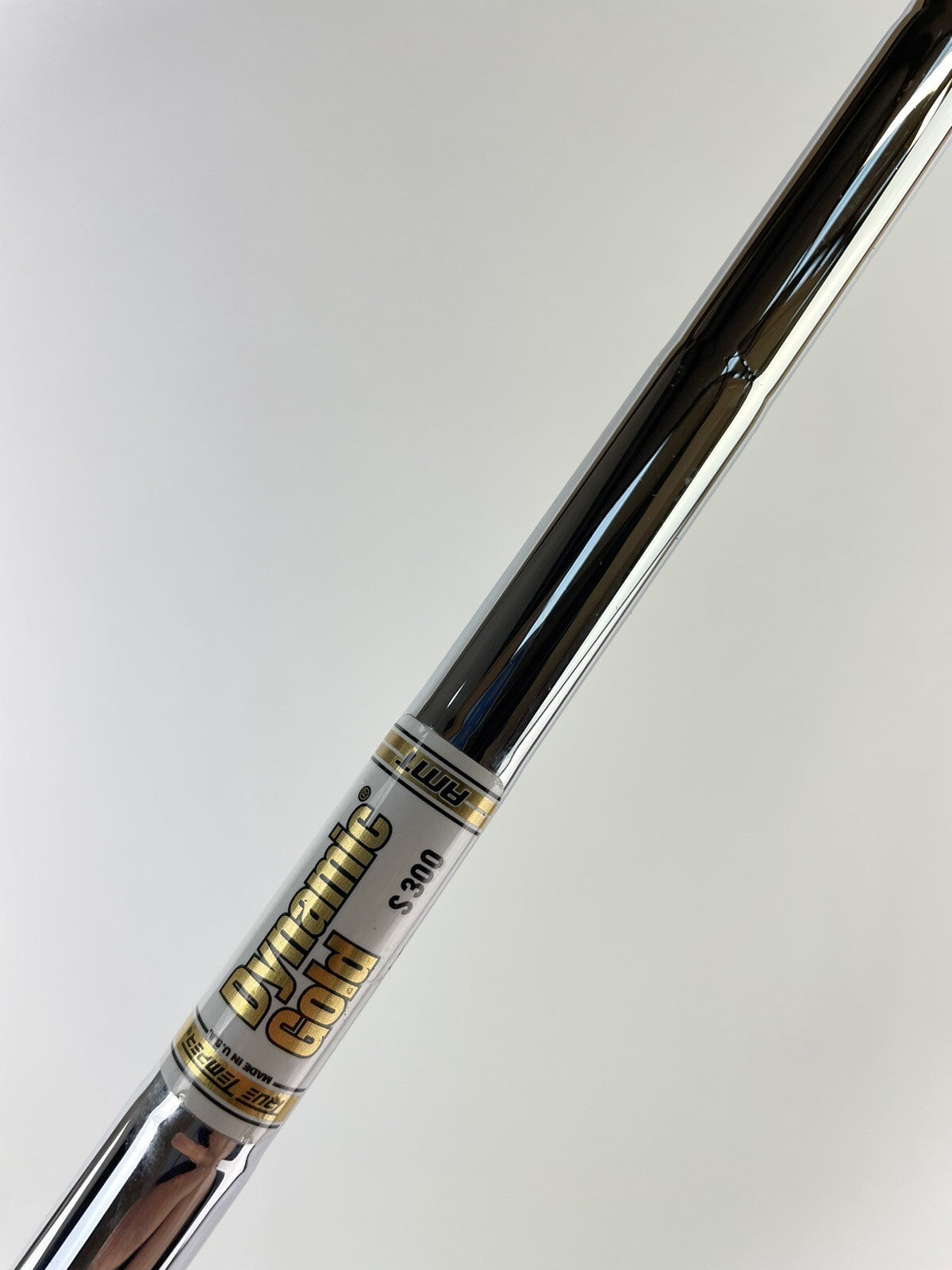 Dynamic Gold AMT Iron Shaft S300 Stiff Flex Steel 35.5" /0.355 Tapered /139804