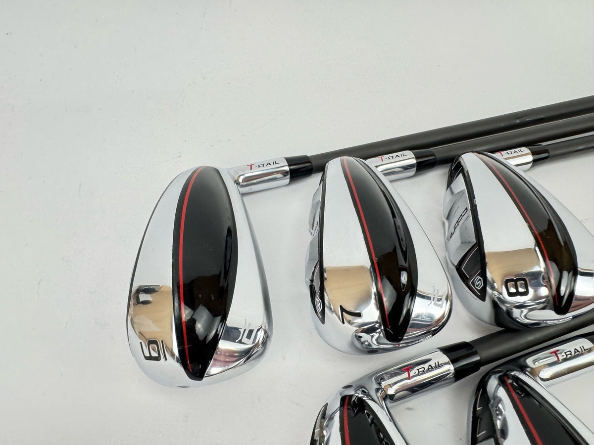 Cobra T-Rail Irons 6-PW Regular Flex Graphite Right Handed Excellent/373964