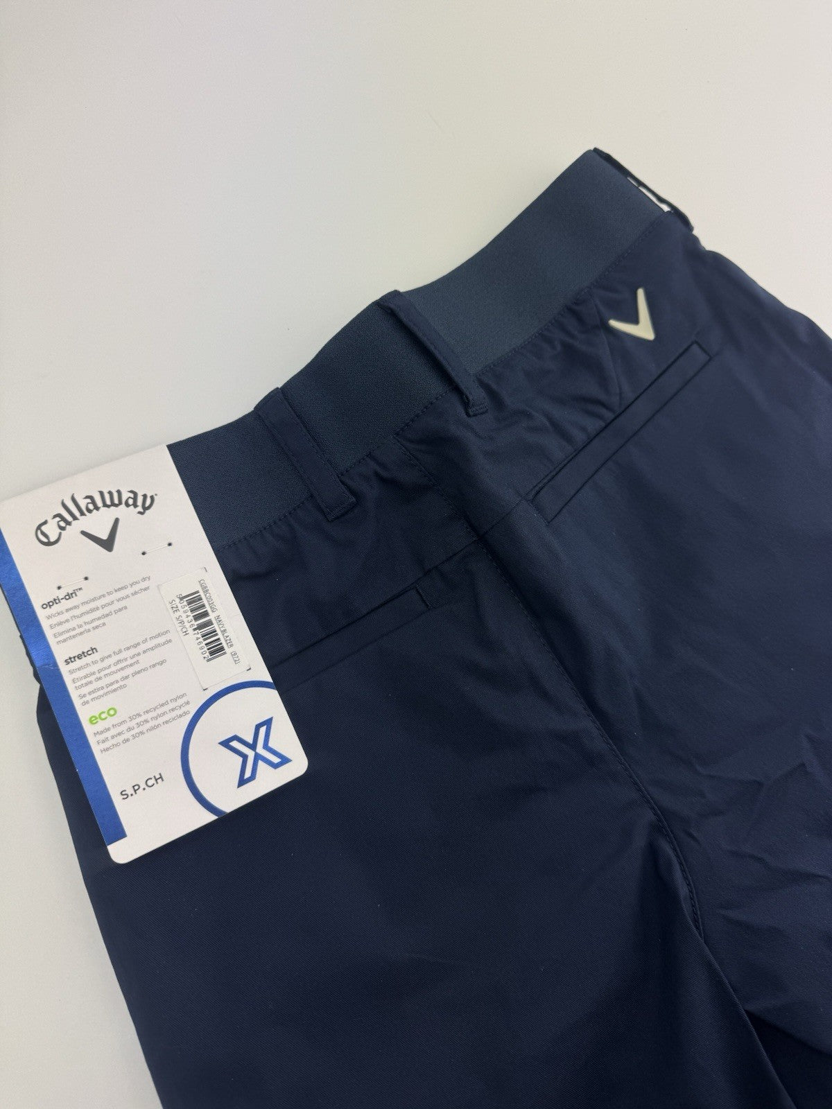 Callaway Juniors Opti-Dry Golf Trousers Navy Size Small Brand New/ 308024