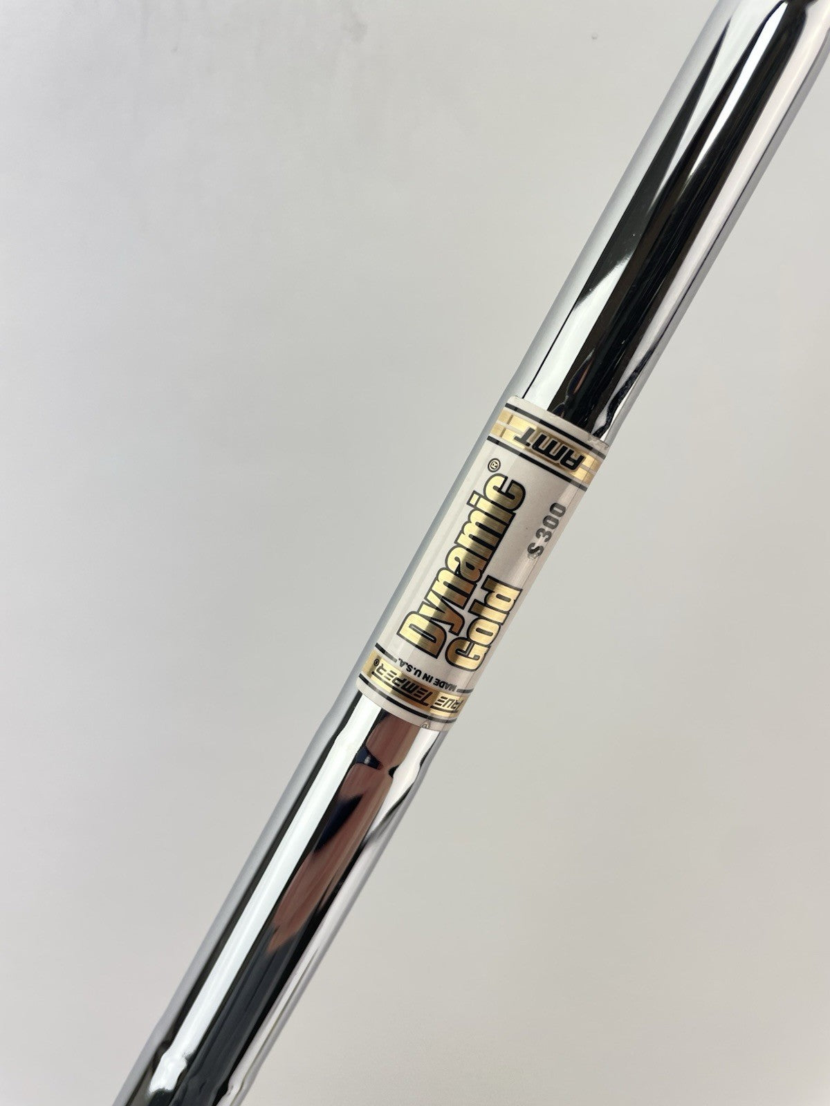 Dynamic Gold AMT Iron Shaft S300 Stiff Flex Steel 35.25 /0.355 Tapered /257481