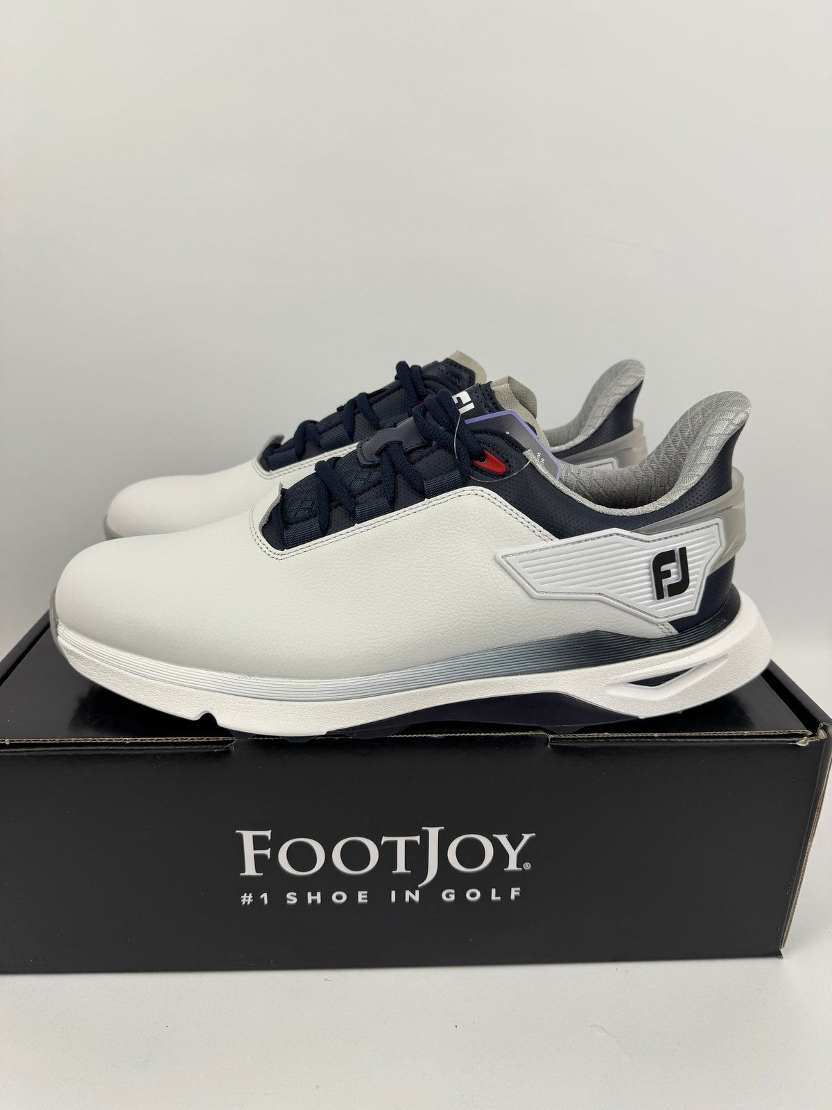 FootJoy PRO/SLX Golf Shoes Men's Size UK 7 White Navy Ortholite/312650