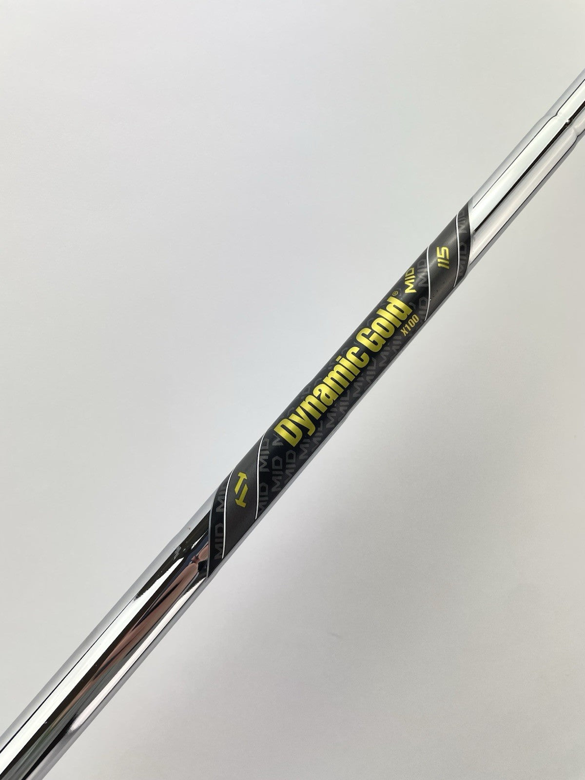 Dynamic Gold Mid 115 Iron Shaft X100 X Flex Steel 35.25” /0.355 Tapered /291610